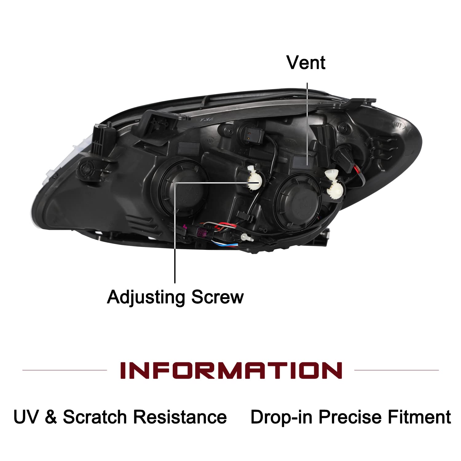 Jsboyat Bulbs Included Halogen Headlight Assembly Replacement For 2013 2014 2015 2016 Buick Encore Oe Style Factory Headlamp Passenger Side