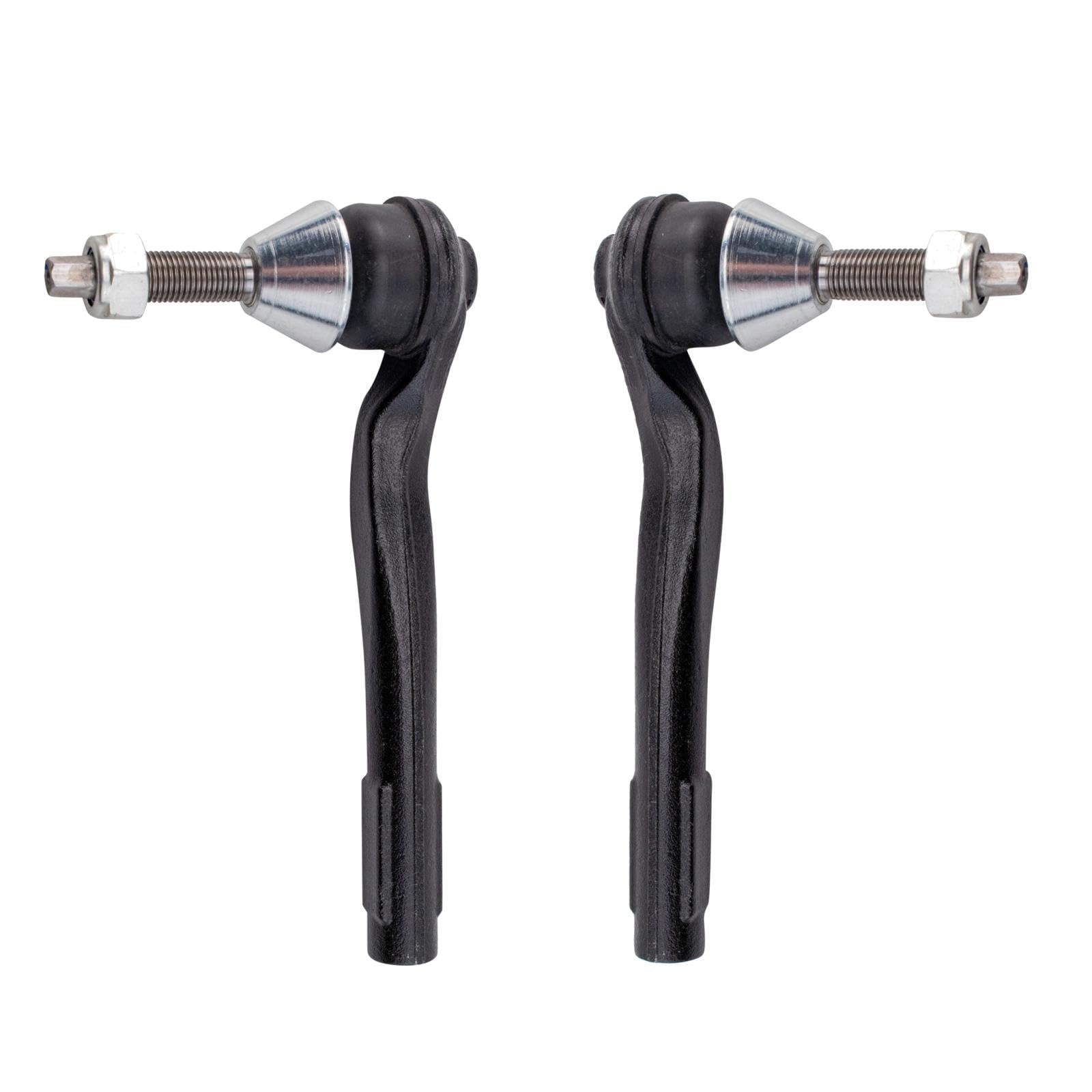 TRQ Front Outer Tie Rod Set Compatible with 2015-2021 Mercedes-Benz C300 2016-2018 C350e 2016-2021 C63 AMG C63 AMG S 2017-2019 E