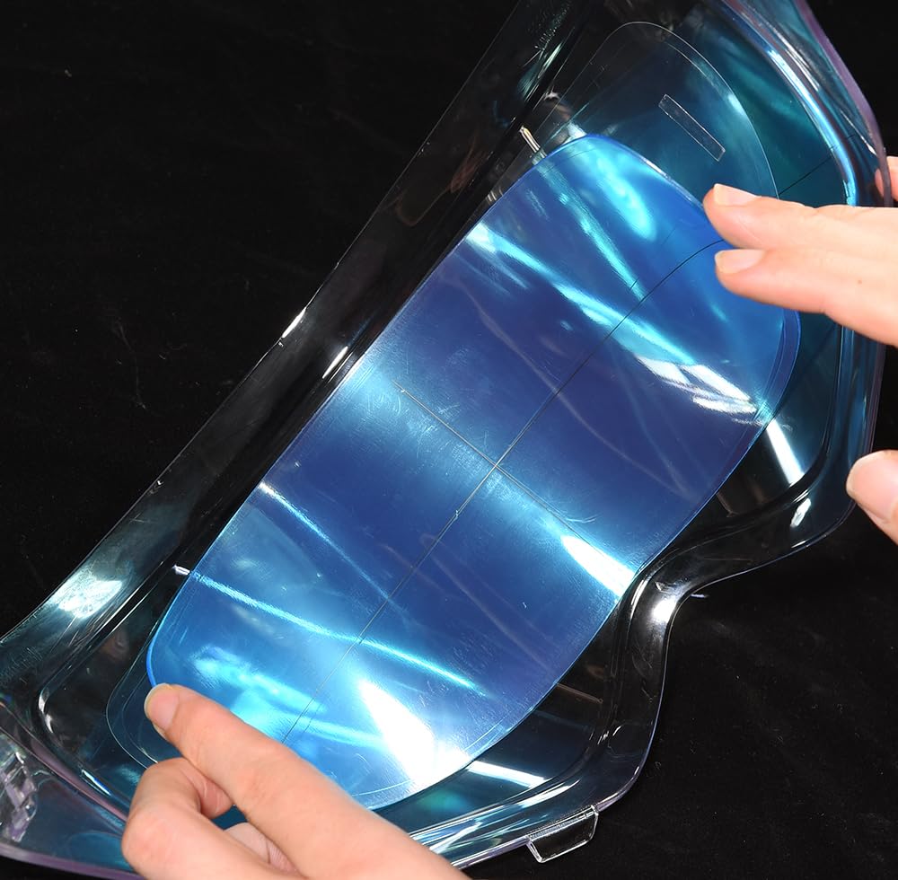 Universal Helmet Shield Anti Fog Film,Clear Visor Lens Insert Fog Resistant 3.7'' X 10.7'' - 2 Pcs