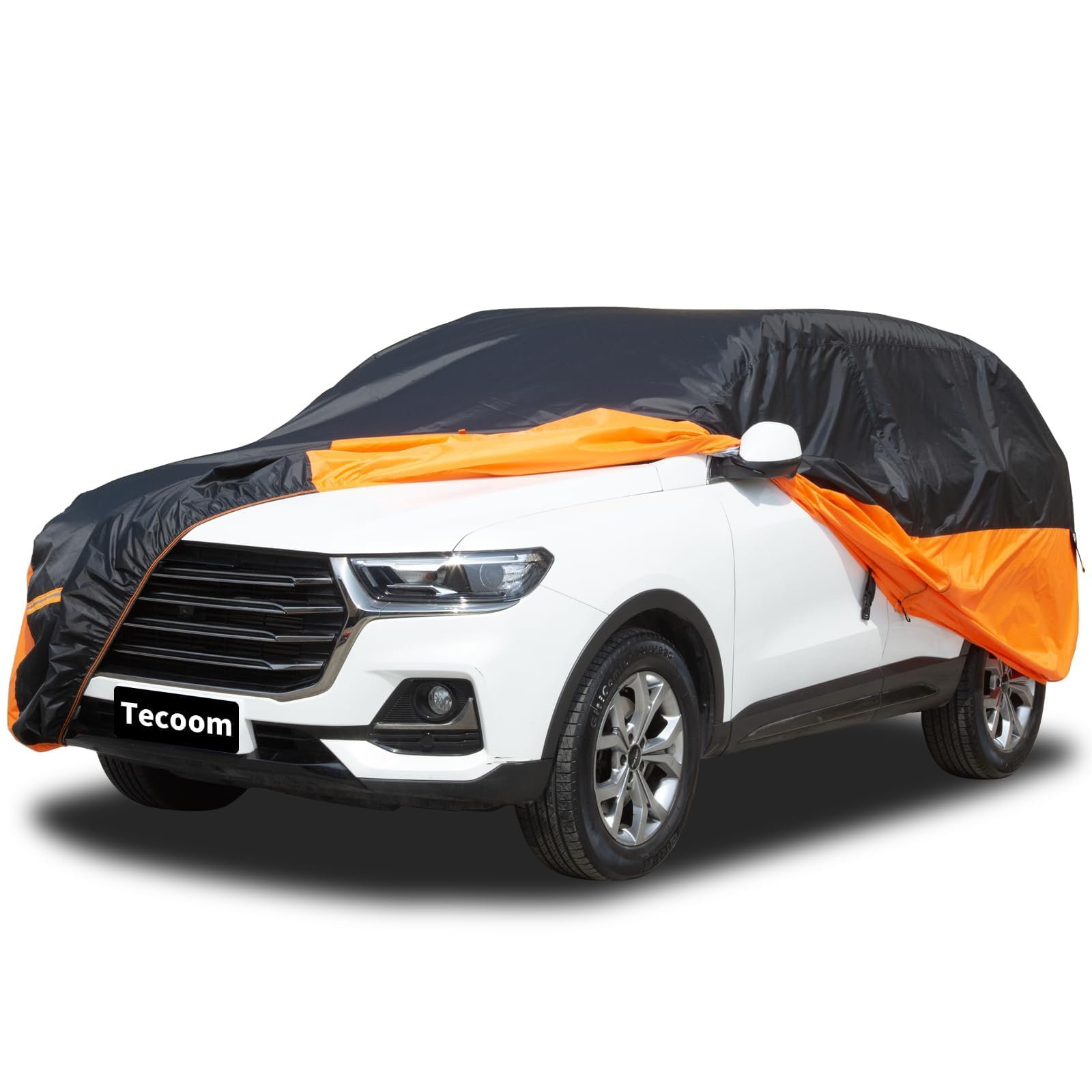 Car Covers Waterproof All Weather For Automobiles, Indoor Outdoor Windproof Dust Rain Sun Snow Uv Protection Breathable Full Ext