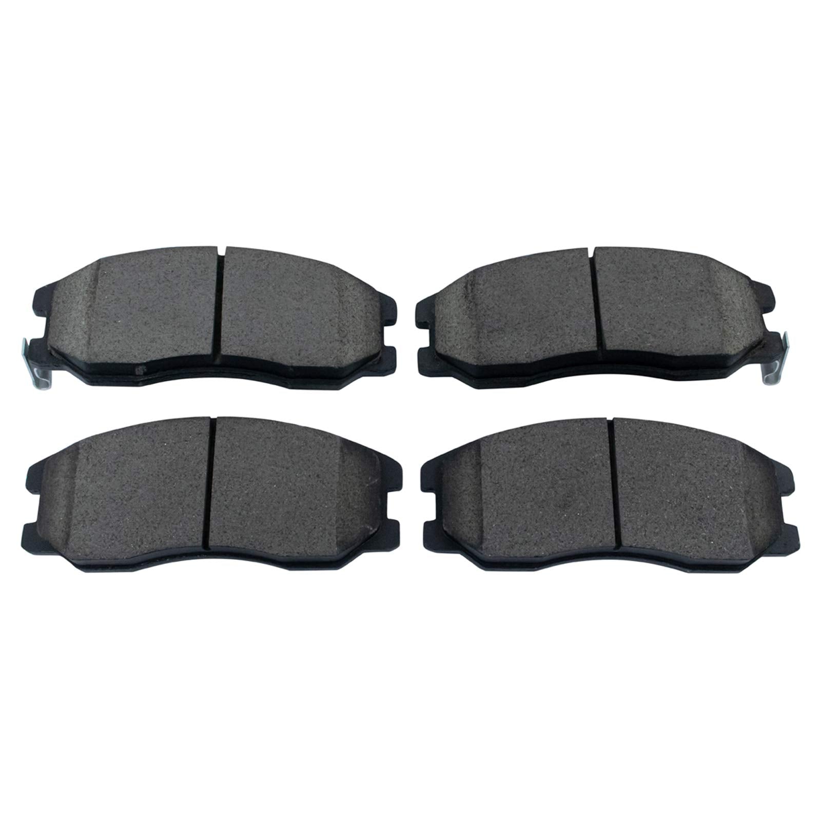 TRQ Front Brake Pads Ceramic Compatible with 2012-2015 Chevrolet Captiva Sport 2007-2009 Equinox Pontiac Torrent 2008-2010 Satur