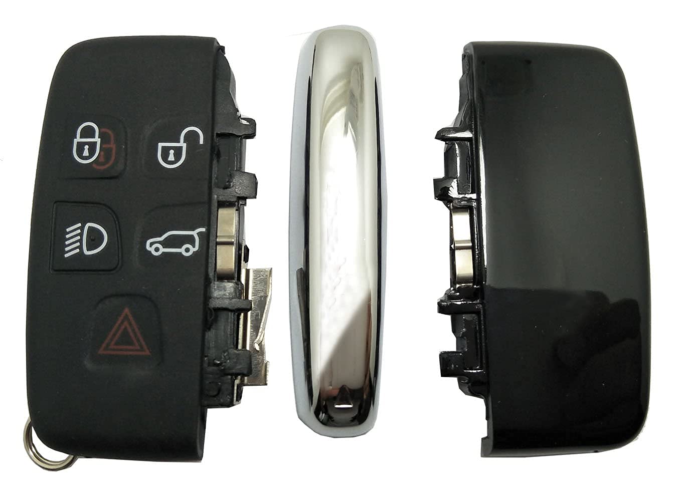 Horande Replacement Smart Car Key Fob Case Cover for Range Rover - Keyless Remote Control Shell in Land R Color