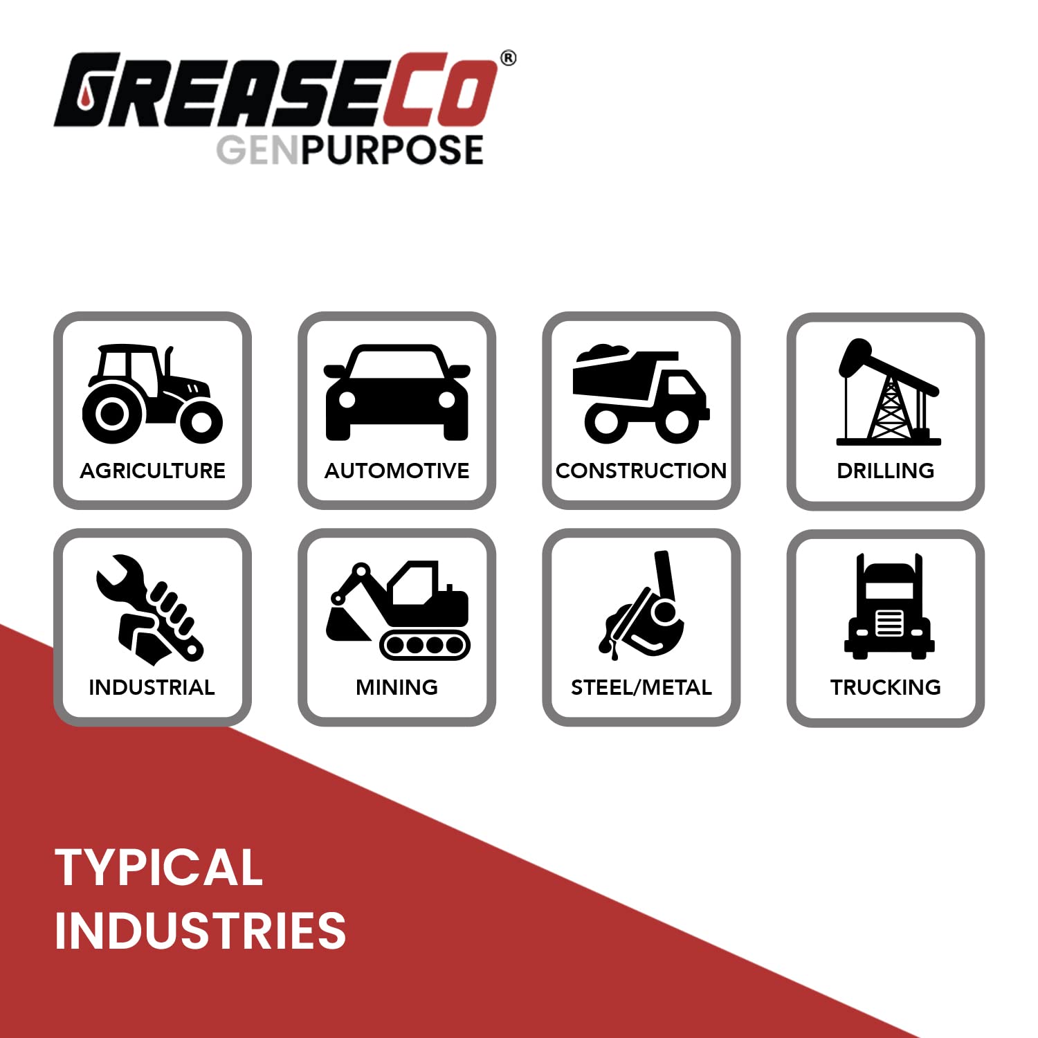 General Purpose Lithium Grease Tube | Grease Cartridge for Grease Gun | Tractor | Automotive | Ball Joint | Mower | High Temp |