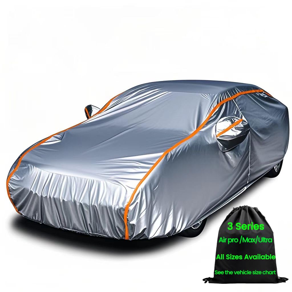 Anitant Waterproof Car Cover Rain Protector Car Cover Car Covers For Automobiles All Weather Waterproof Full Exterior Covers Rai