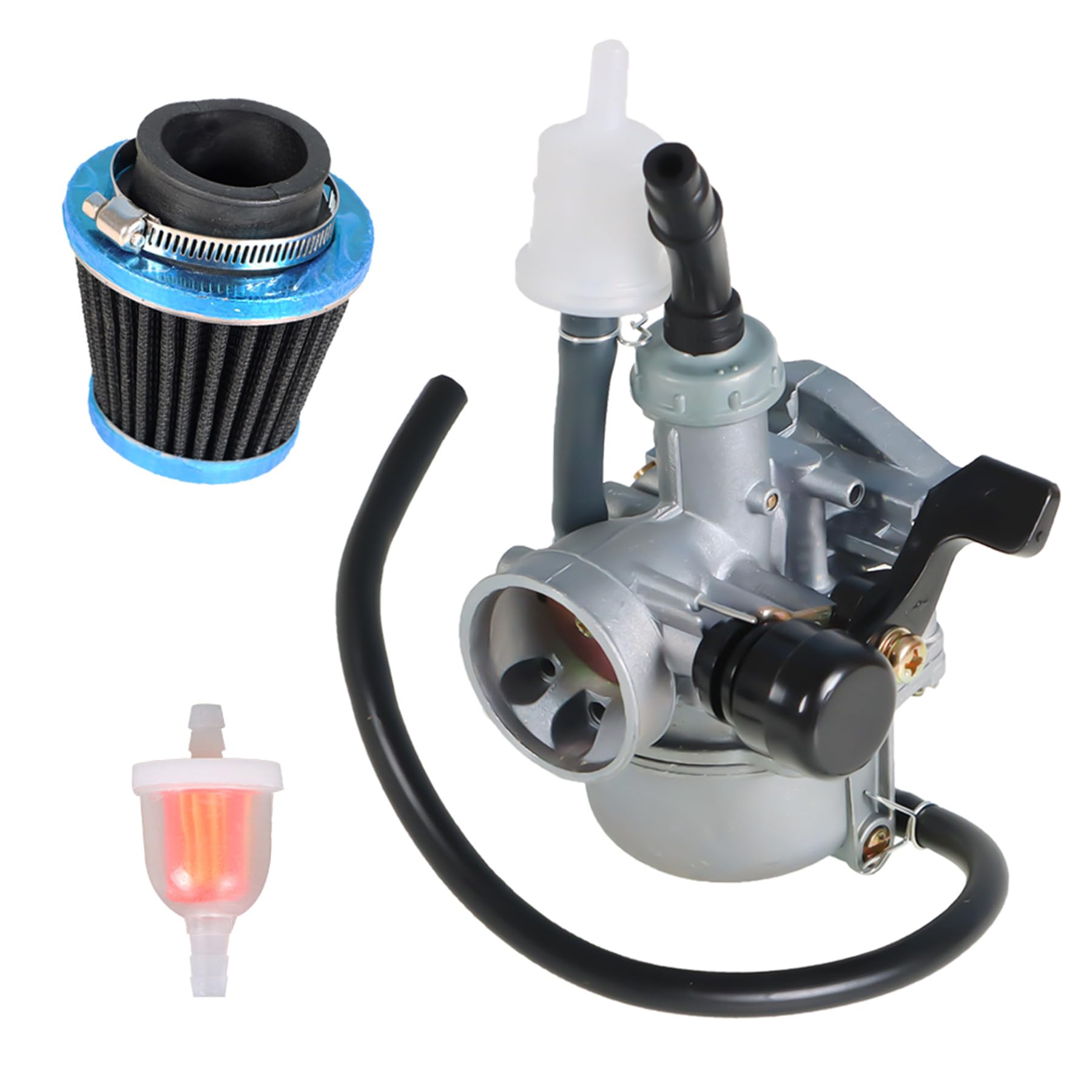 All-Carb Pz19 Carburetor 50Cc 70Cc 90Cc 110Cc 125Cc Replacement For Atv Dirt Bike Go Kart With Air Filter