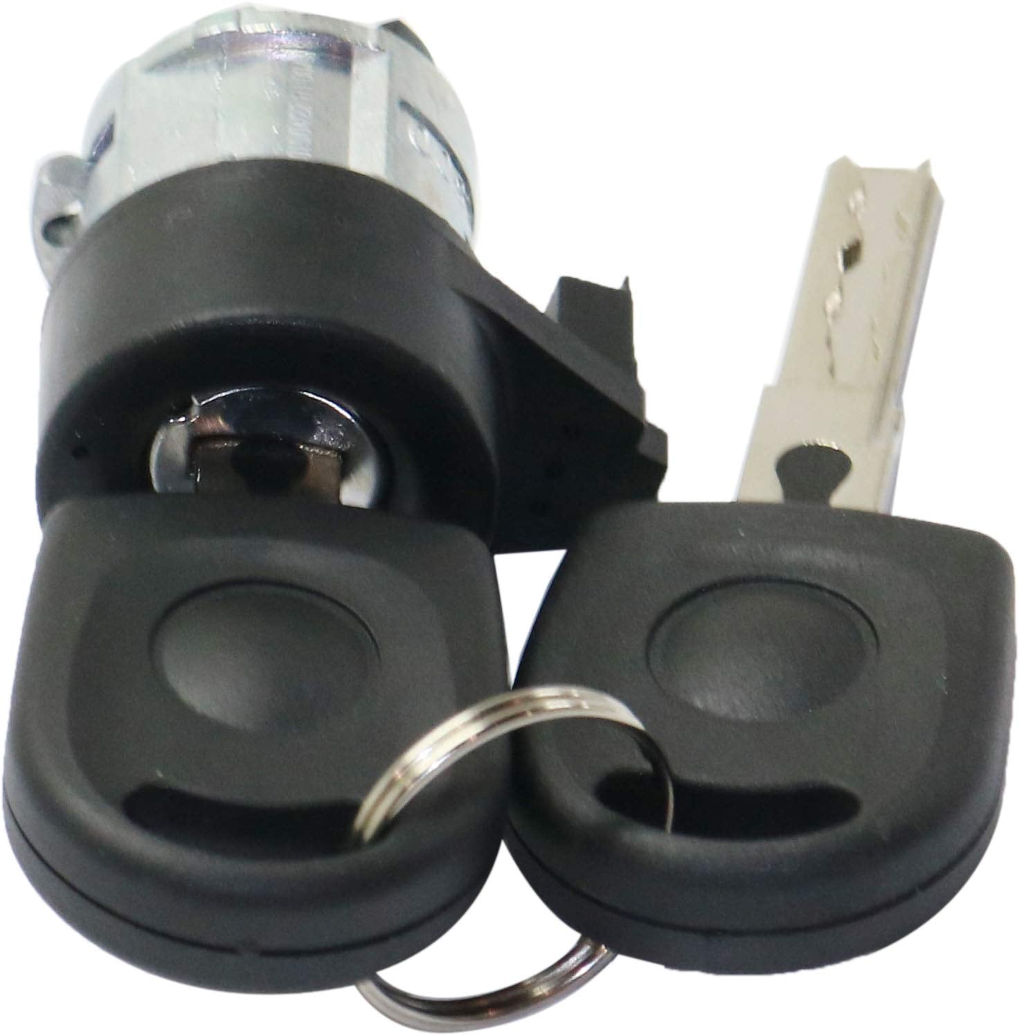 Evan Fischer Ignition Lock Cylinder Compatible with 2006-2007 Volkswagen Beetle, Fits 2005 Volkswagen Jetta Black for Models wit