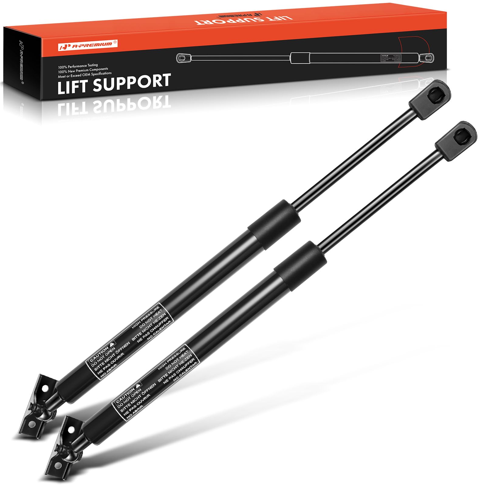 A-Premium Rear Tailgate Liftgate Hatch Lift Supports Shock Struts Compatible With Jeep Cherokee Xj 1997-2001 Sport Utility 2-Pc Set