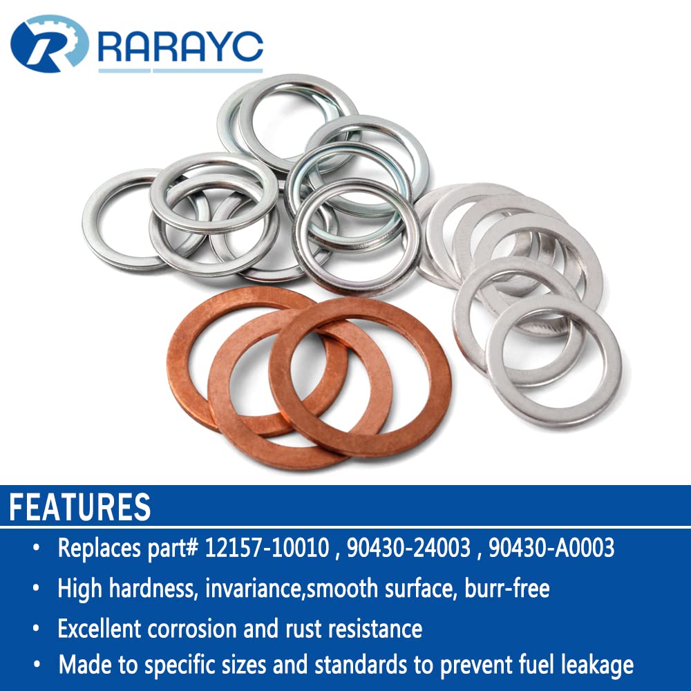 18 Pcs Transfer & Differential Service Gasket Kit Replacement for Toyota Almost Vehicles 9043024003 90430A0003 1215710010