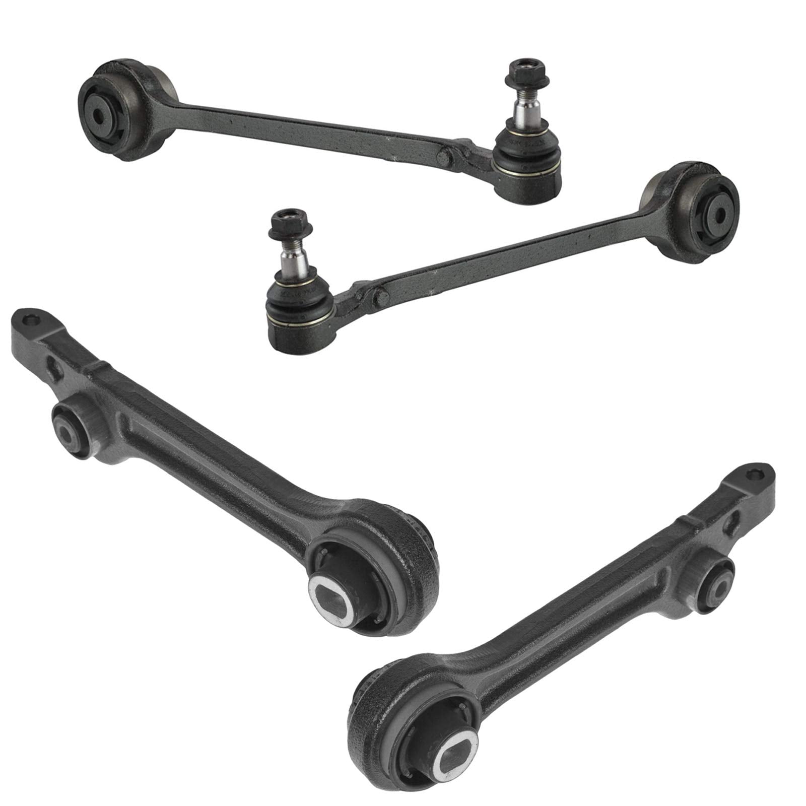 TRQ Front Lower Control Arm with Ball Joint Set Compatible with 2011-2022 Chrysler 300 Dodge Challenger Charger