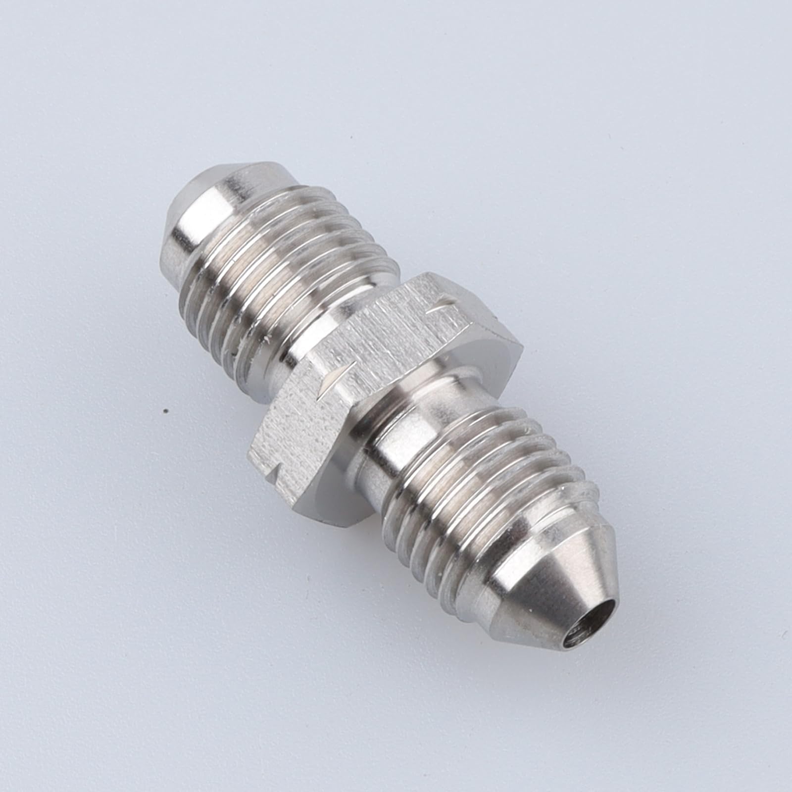 AC PERFORMANCE Stainless Steel -3 AN Male Flare to M10 x 1.0 Brake Hose Fitting Adapter