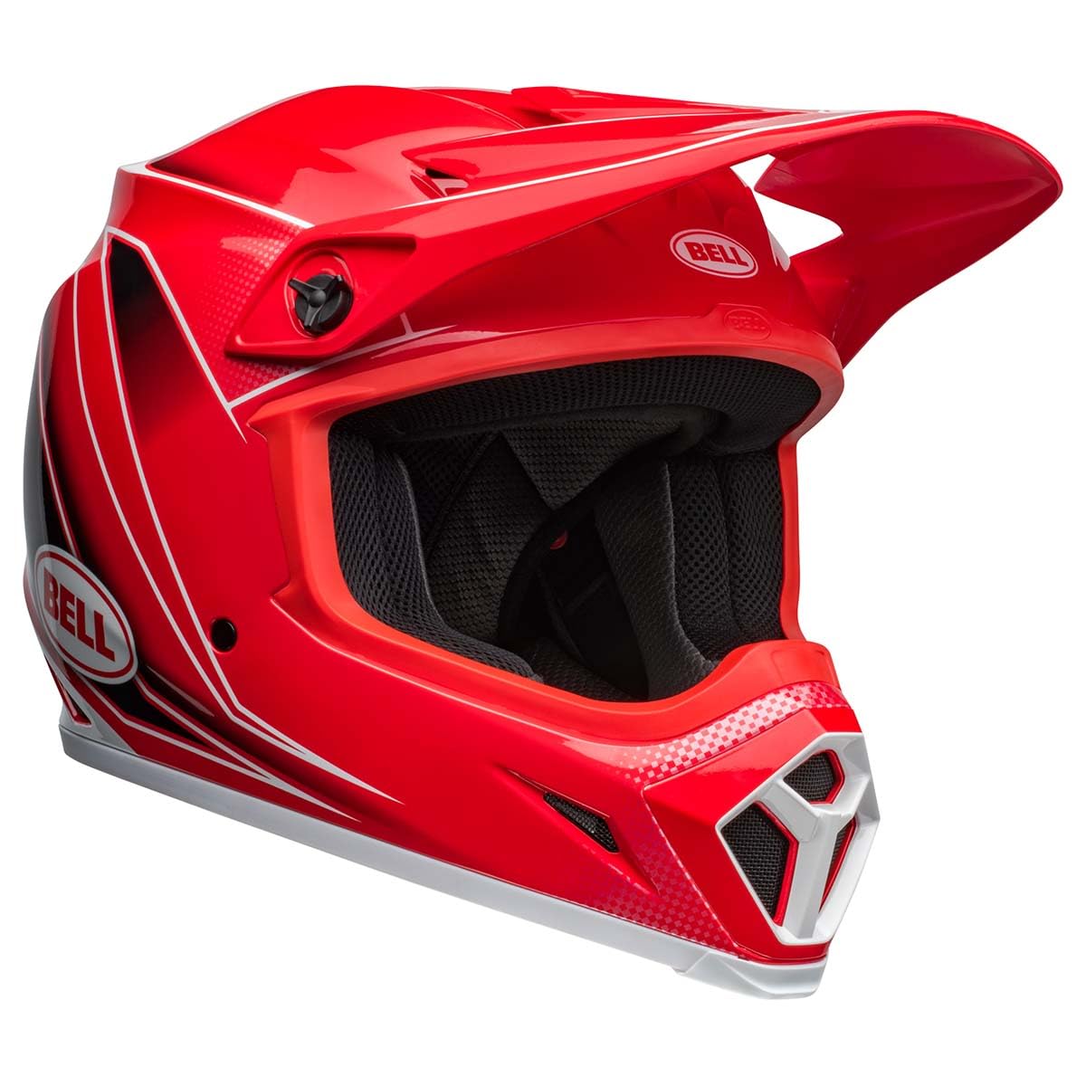 Bell Mx-9 Mips Dirt Helmet (Zone Gloss Red - Small)