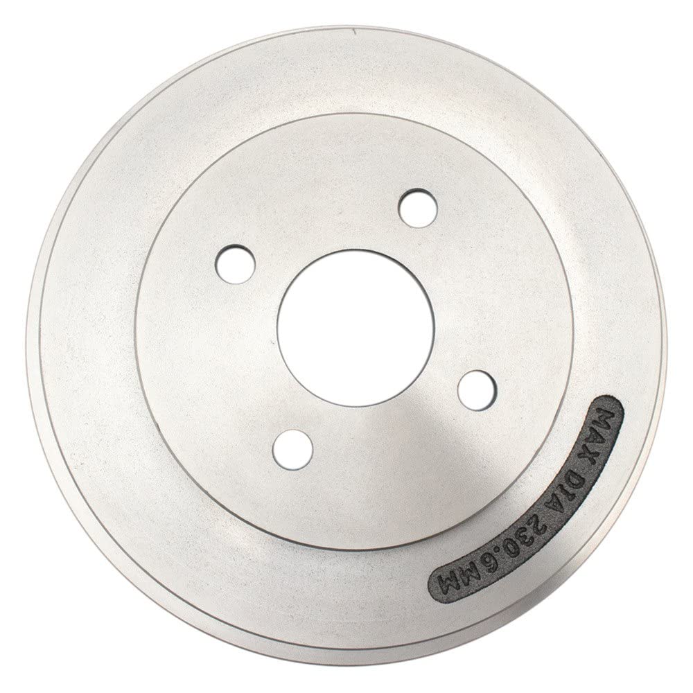 Trq Rear Brake Drum Pair Set Compatible With 2009-2010 Chevy Cobalt / 2009-2010 Pontiac G5 / Models With 4 Lug Wheels