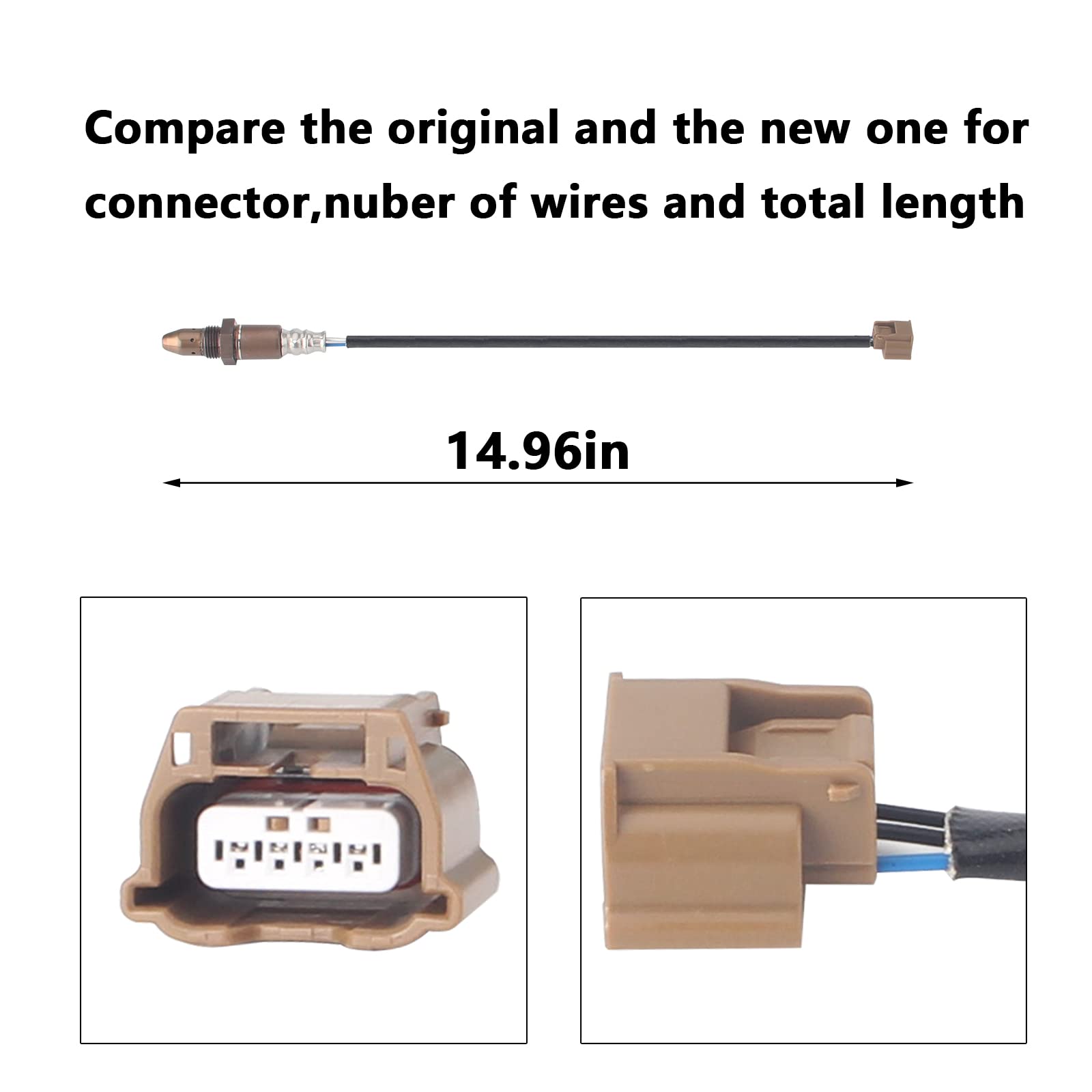 Doskjok 234-9133 O2 Oxygen Sensor Air Fuel Ratio Upstream Compatible With Altima 2013-2015 Versa 2017-2018 1Pcs