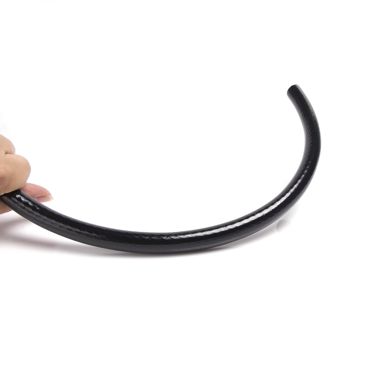 Fuel Line Assembly, Nylon Braided 5/16'' Marine Outboard Tank Fuel Hose Line Assembly, Outboard Gas Line With Hand Primer Pump B