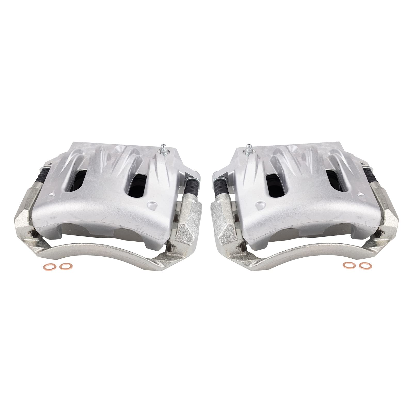 Trq Front Brake Caliper Set Compatible With 2004-2007 Ford Freestar Mercury Monterey