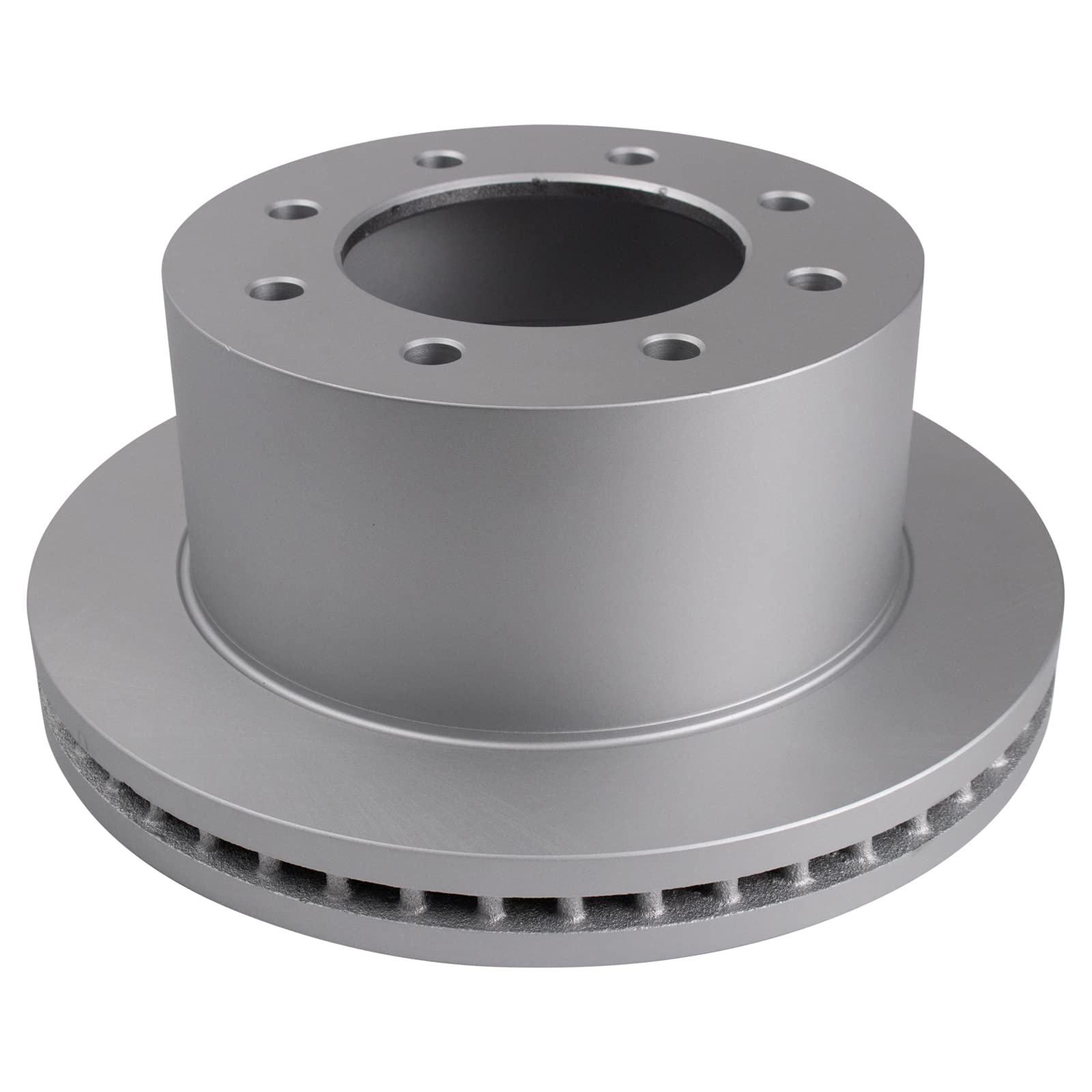 Trq Rear Brake Pad & Rotor Kit Brake Pads Brake Rotor Ceramic Vented Premium G-Coated Compatible With 2011-2019 Chevrolet Silver