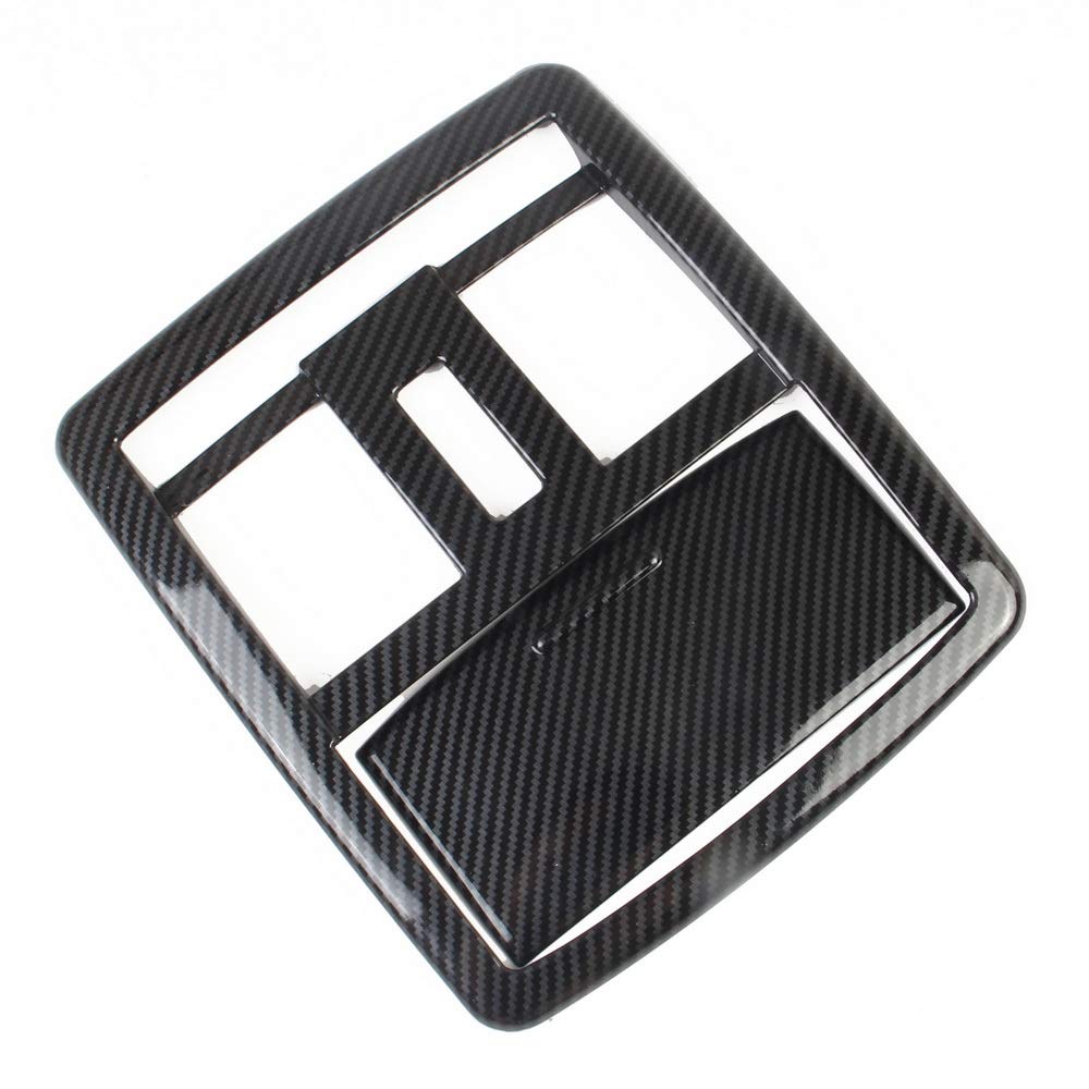 Jstotrim Carbon Fiber Roof Reading Light Lamp Cover Trim Kit For Dodge Challenger 2008-2023