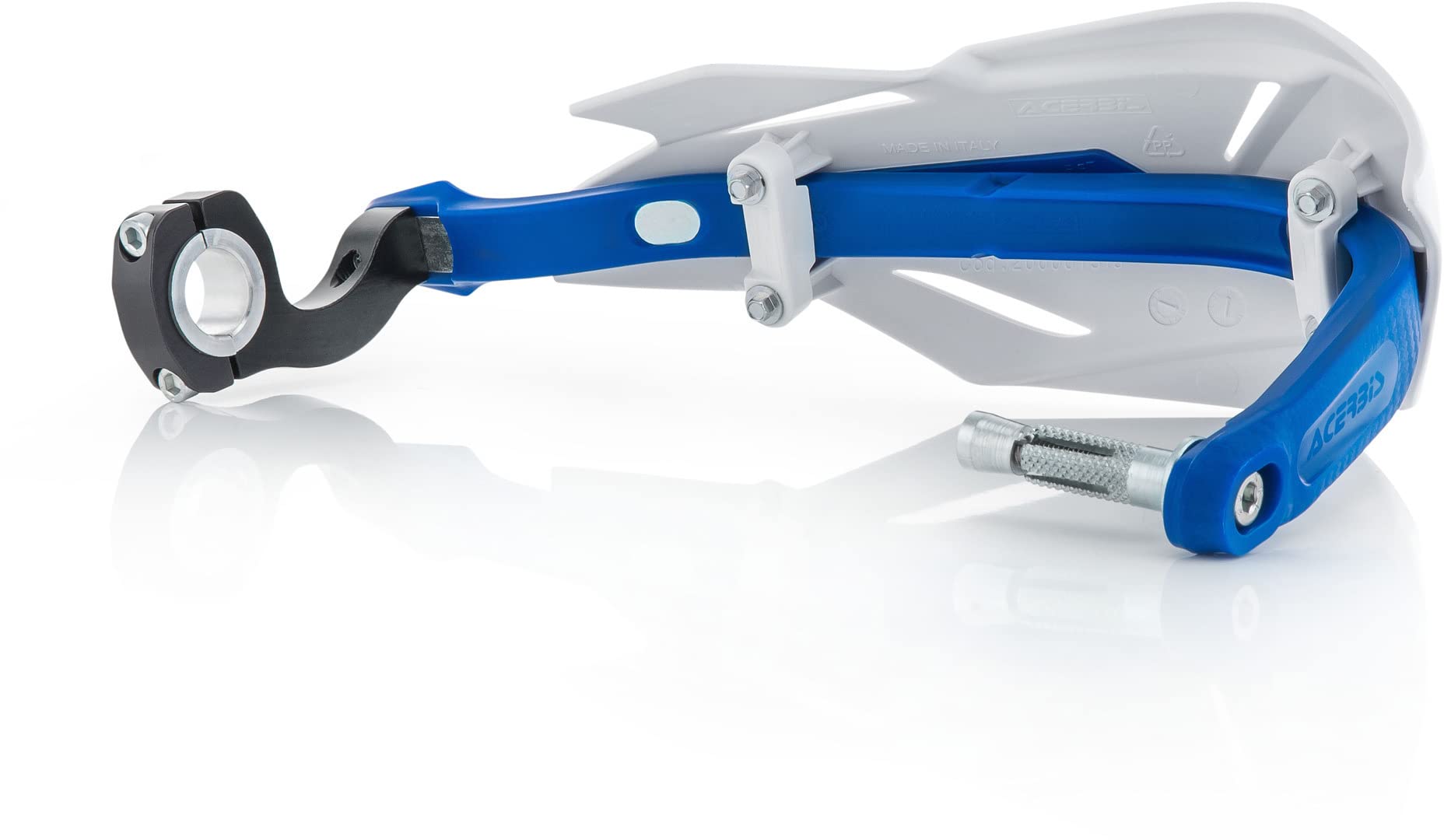 Acerbis 0022397.232 Moto Hand Guard, White/Blue, Universal Size