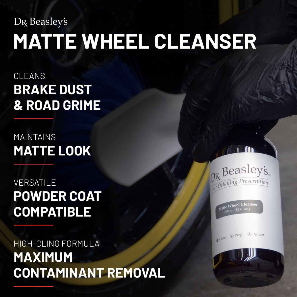 Dr. Beasley's Car Care Products Matte Wheel Cleaning Kit