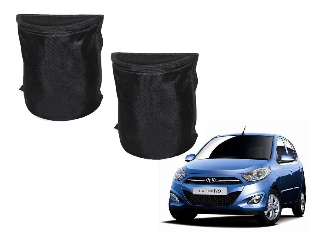 Kozdiko Semi Cylindrical Car Dustbin Set of 2 Pcs for Hyundai i10