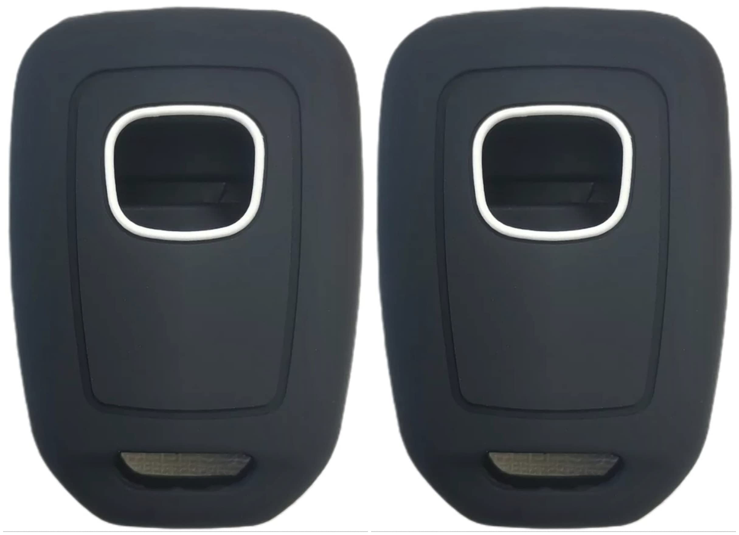 REPROTECTING Silicone Rubber Key Fob Cover for 2013-2021 Honda Accord CR-V Civic Crosstour - Black, 5.5*4 Size