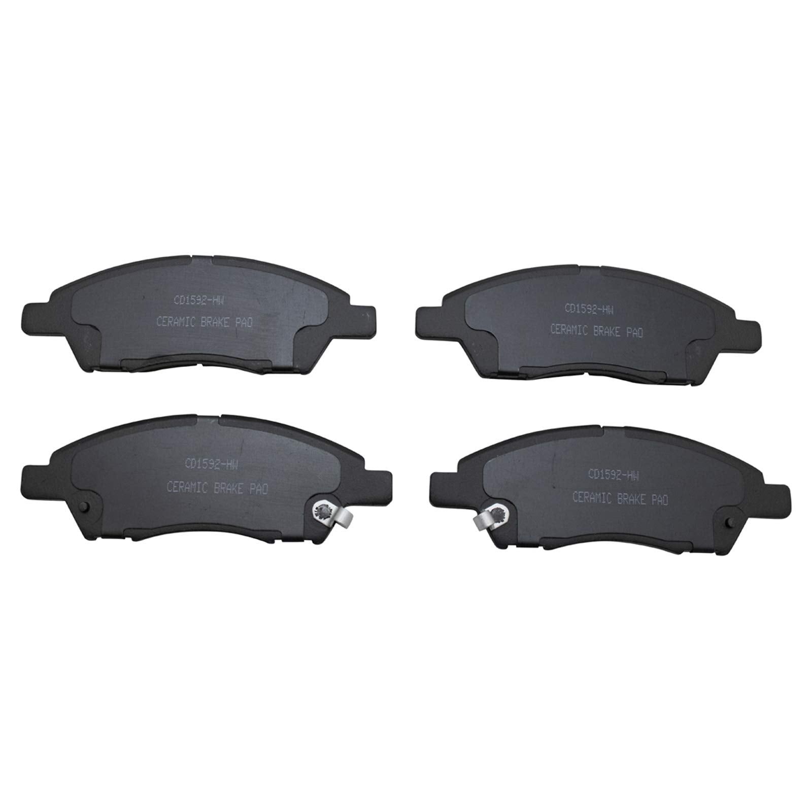 TRQ Front Brake Pads Ceramic Compatible with 2012-2019 Nissan Versa 2014-2019 Versa Note
