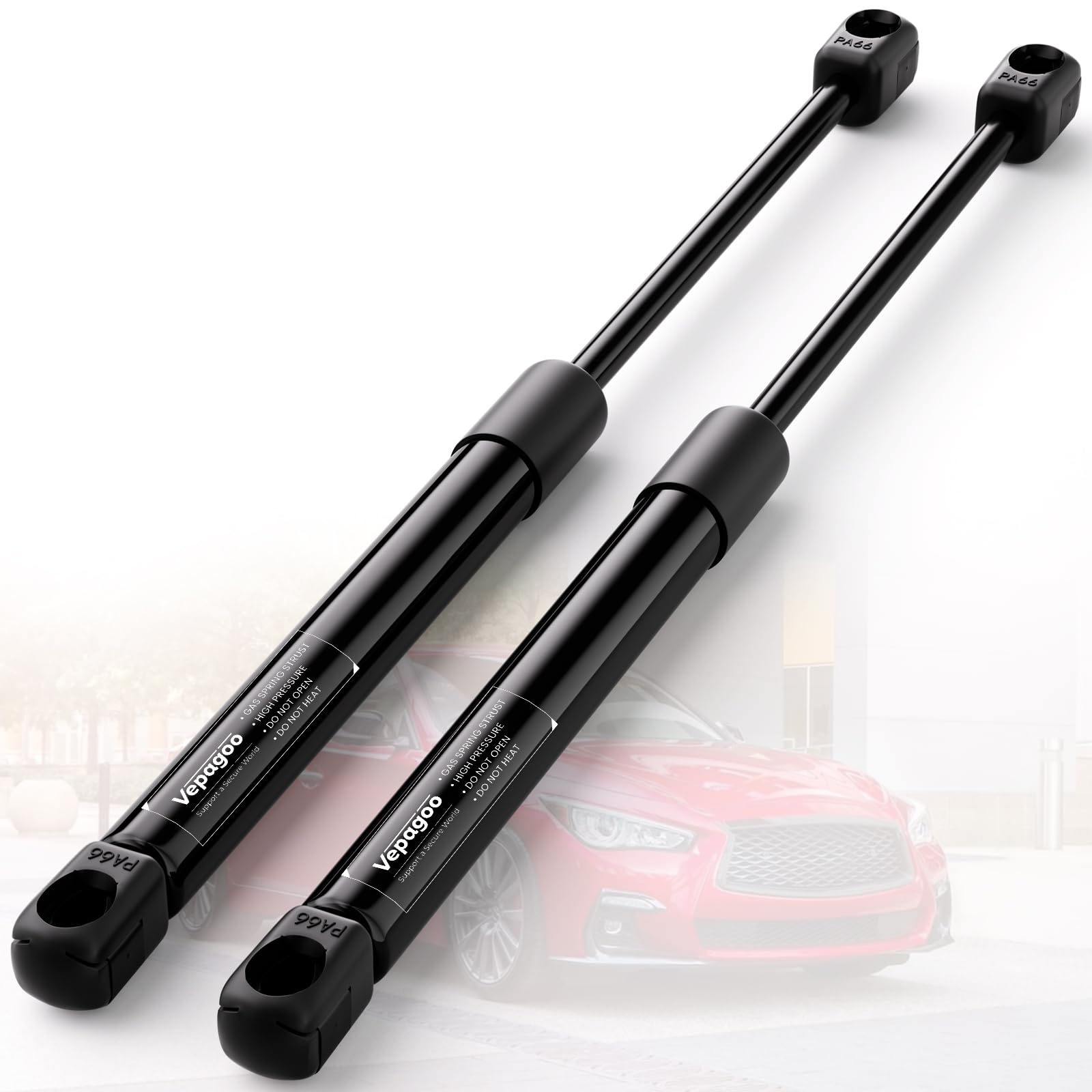 Vepagoo 6802 Trunk Struts Rear Liftgate Tailgate Compatible With 2014-2021 Infiniti Q50 Gas Shock Lift Supports Spring, Trunk Ha