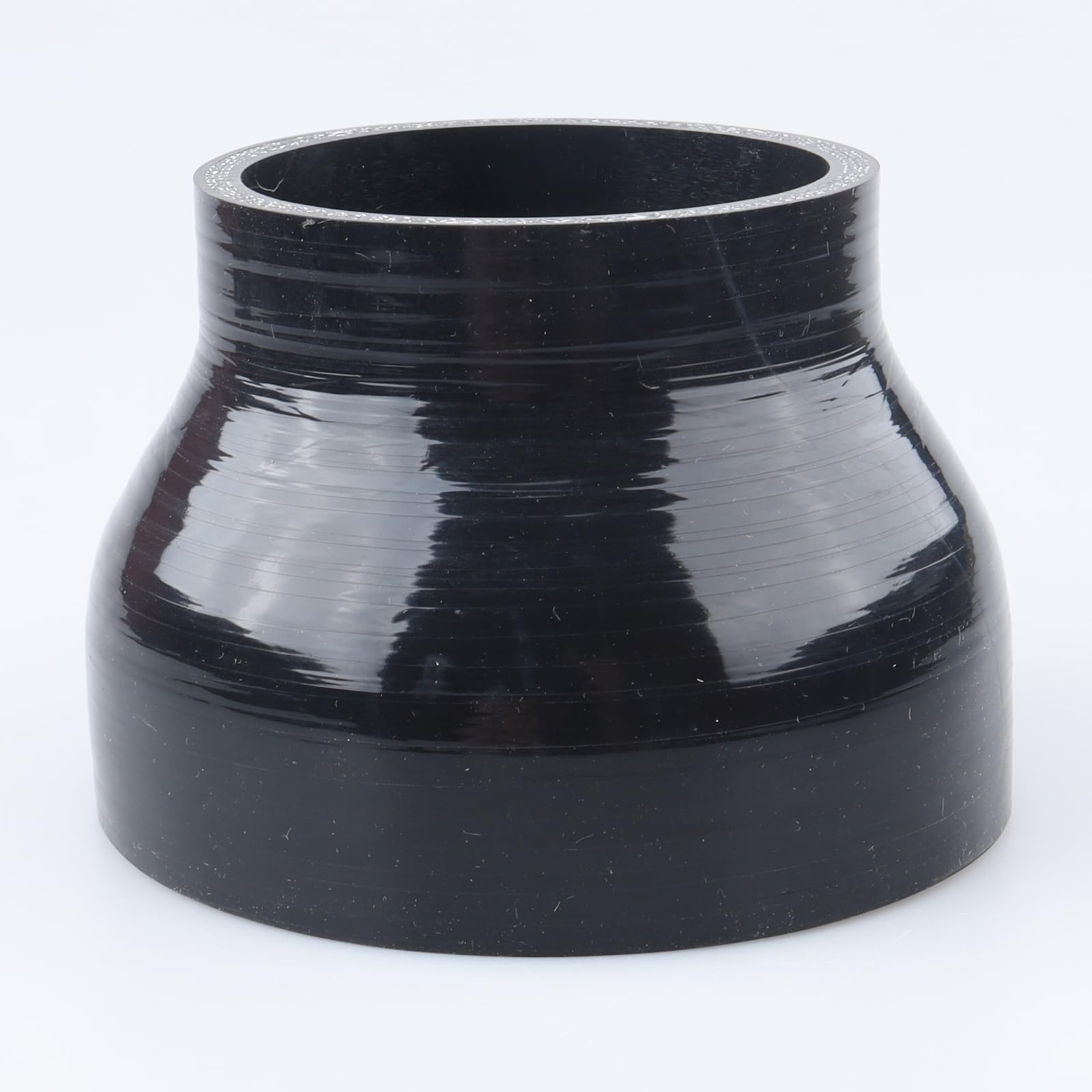 Ac Performance Id 4'' To 2.75'' (102Mm To 70Mm) Silicone Hose Straight Reducer 4-Ply Reinforced Black, 3'' Length