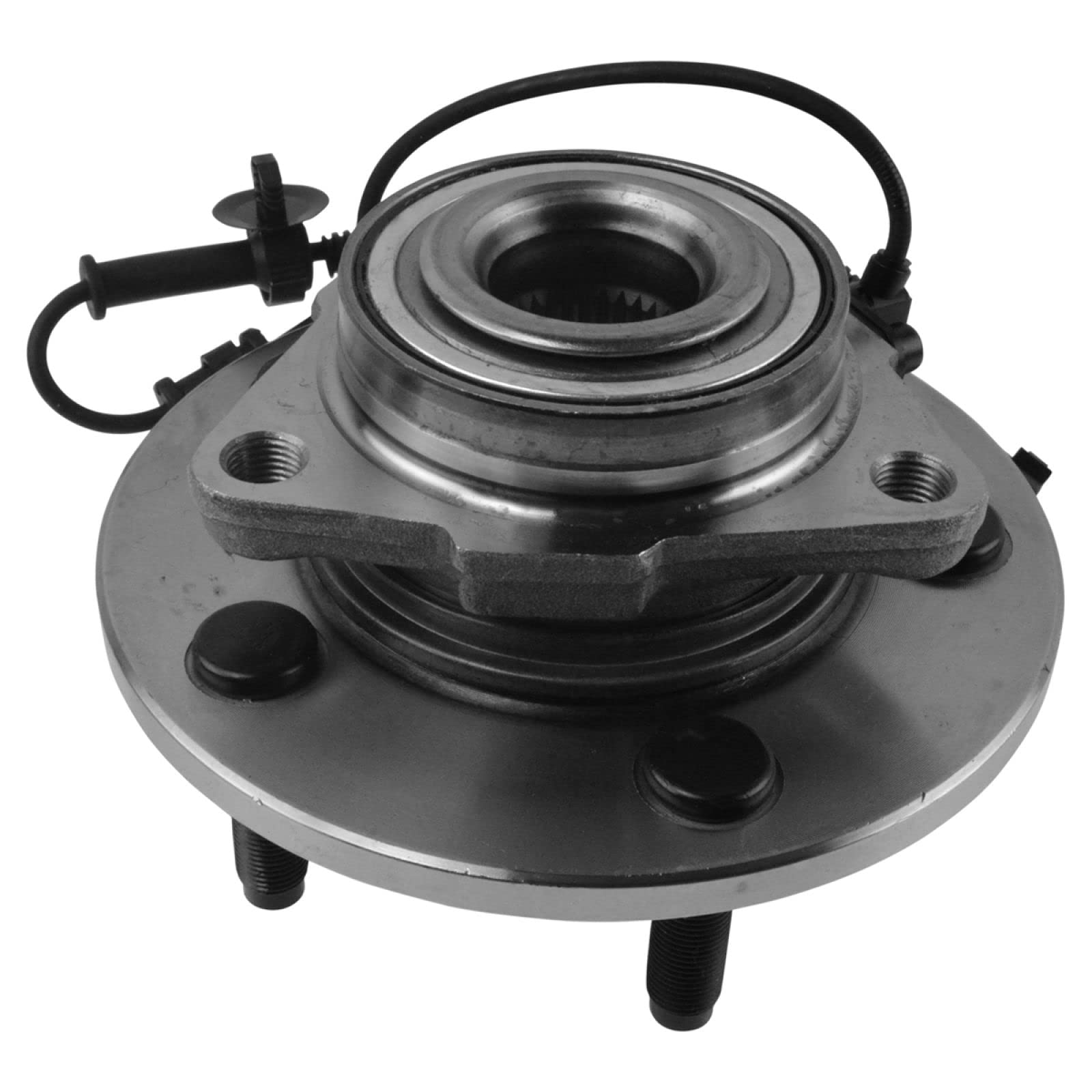 Trq Front Wheel Bearing & Hub Assembly With Abs Sensor Compatible With 2006-2009 Dodge Ram 1500