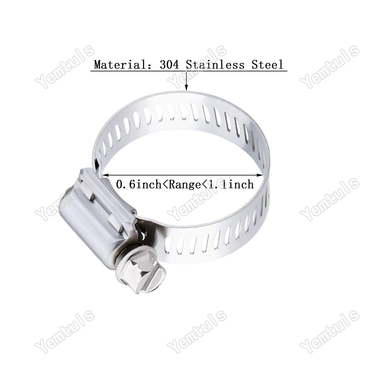 Yemtuls 397 Transmission Line Fitting Kit Fits For Gm 1996 And Later Snap-In Style Lines Includes 304 Stainless Steel Clamp, Pac