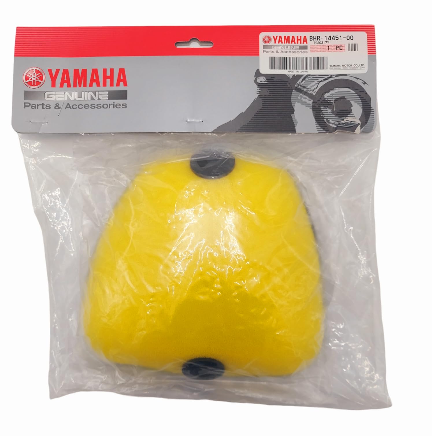 YamahaYZ 250 F/ 250 FB/ 250 FE (2024) all Models Stock Primary Air Filter Yamaha Part# BHR-14451-00-00
