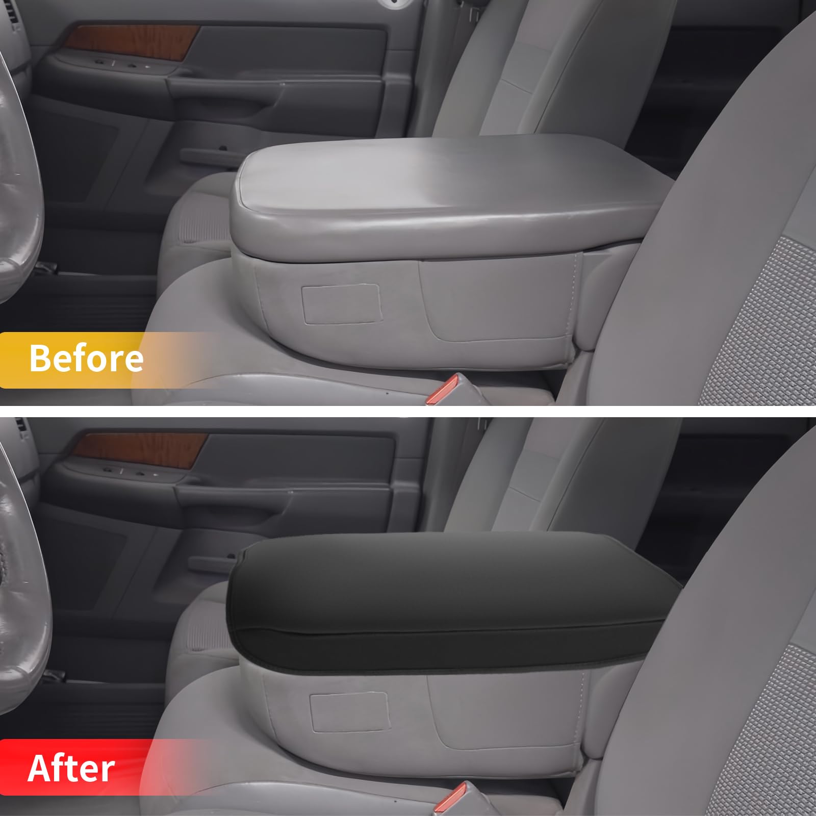 Giant Panda Custom Fit Center Console Cover For Dodge Ram 1500 2500 3500 2002 2003 2004 2005 2006 2007 2008 2009 2010 2011 2012