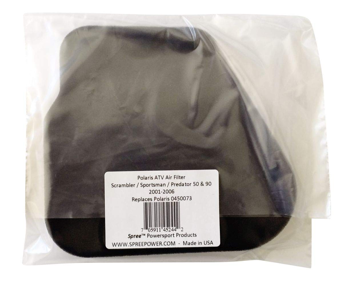 Spree Air Filter Compatible/Replacement For Polaris Air Filter Scrambler Sportsman Predator 50 90 (2001-2006)