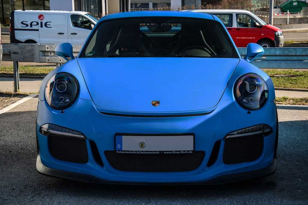 Vvivid+ Premium Vinyl Wrap Film (100Ft X 5Ft, Matte Smurf Blue)