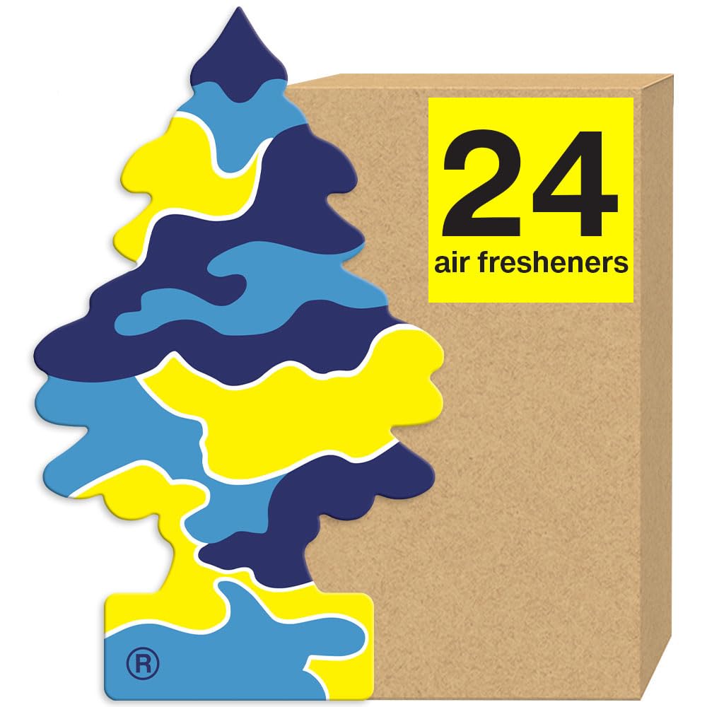 Little Trees Air Fresheners Car Air Freshener. Hanging Tree Provides Long Lasting Scent For Auto Or Home. Pia Colada, 24 Air Fre