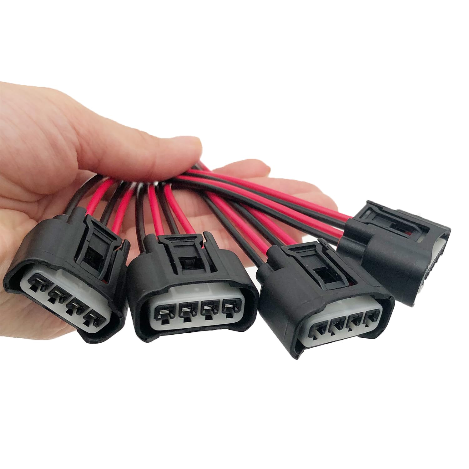 4Pcs Ignition Coil Connector Compatible With Toyota Camry Corolla Highlander, Scion Tc,Sienna - Replace 90980-11885 Ignition Coi