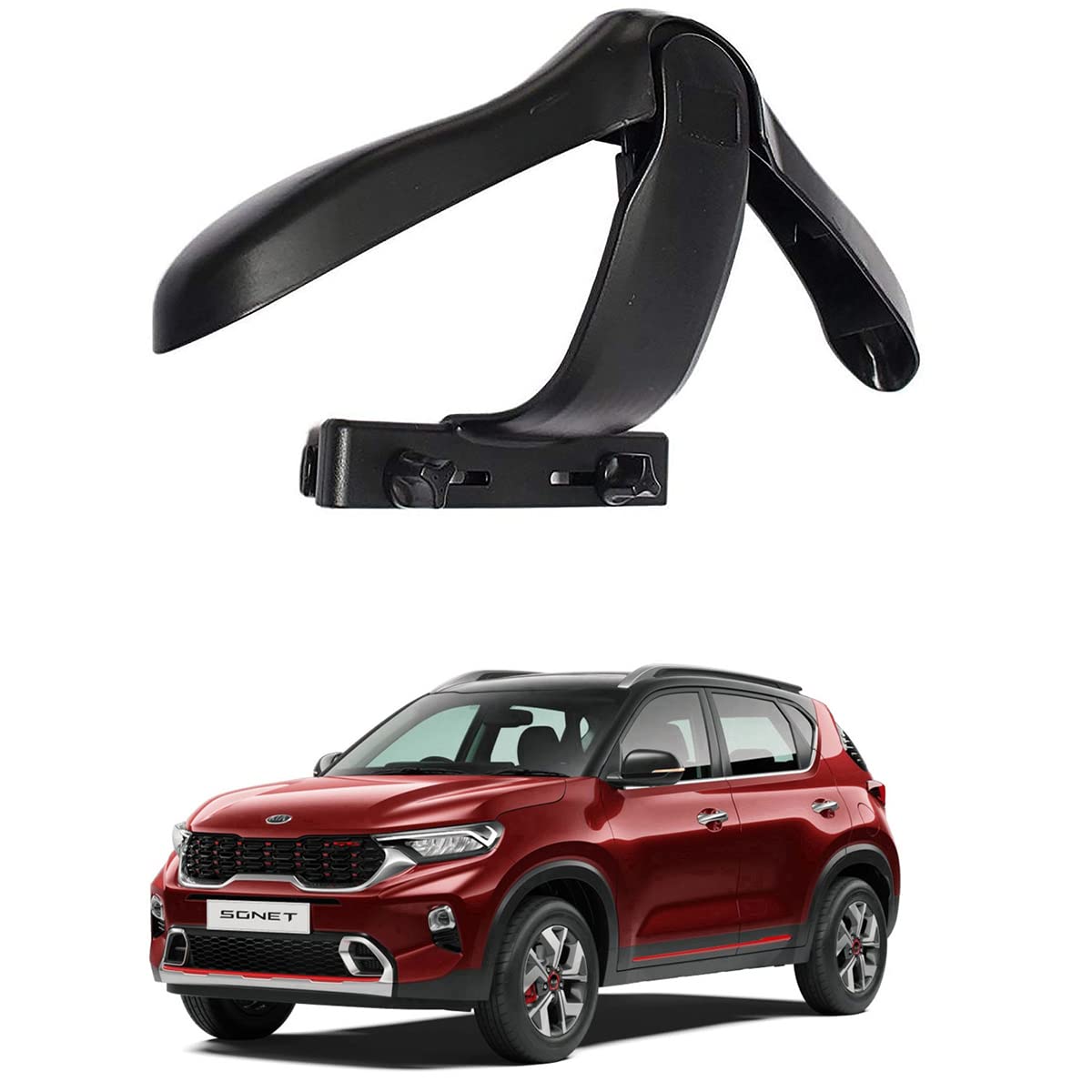 Oshotto CH04 Detachable Headrest Car Coat Hanger Back Seat Clothes Holder for Suit Coats Blazer Jackets Compatible with Kia Son
