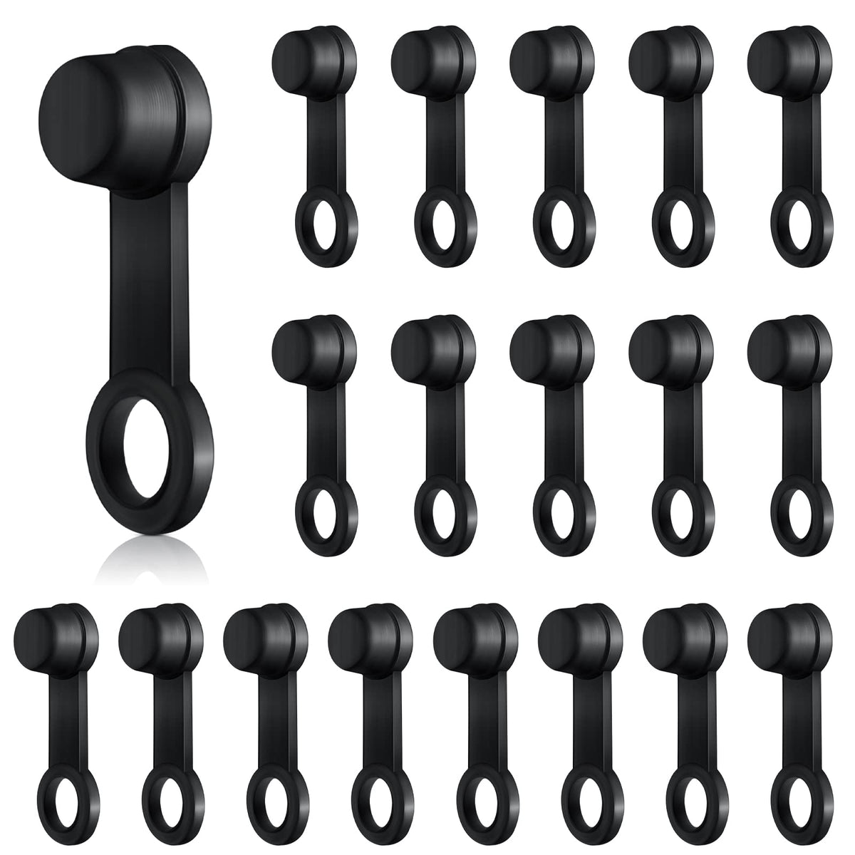 Frienda 24 Pack Brake Bleeder Cap Rubber Grease Fitting Black Brake Dust Cover C WBCARB09K3DJS8C