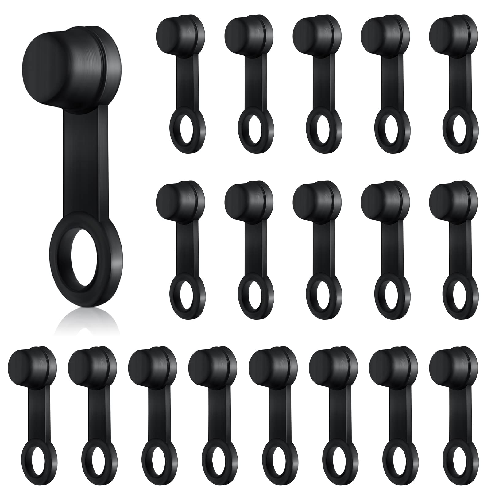 24 Pack Brake Bleeder Cap Rubber Grease Fitting Caps Black Brake Dust Cover Car Zerk Covers Small Automotive Brake Bleeder Screw