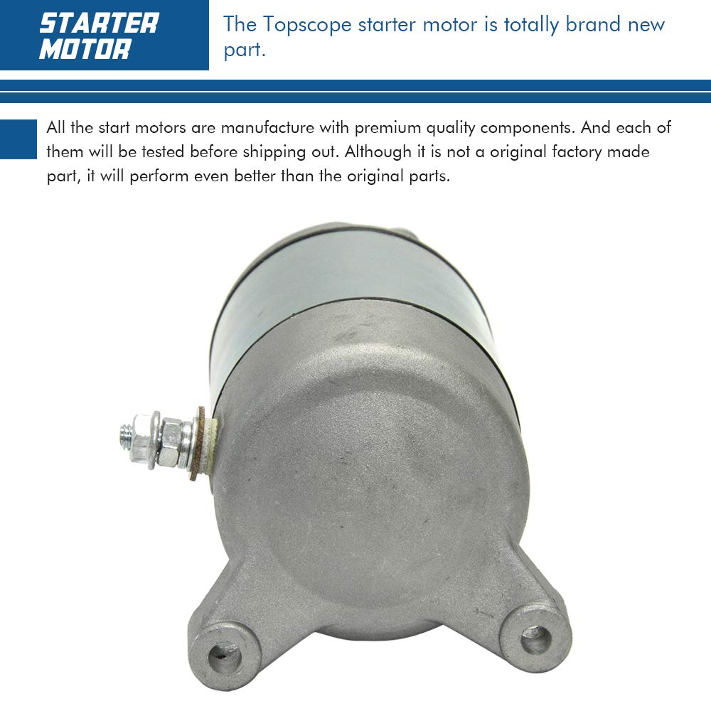 Starter For 1995-2014 Sportsmen Sportsmen Ranger Magunm Trail Blazer Trail Boss 335 400 450 500 Atvs Polaris 3090188 3084981 57-