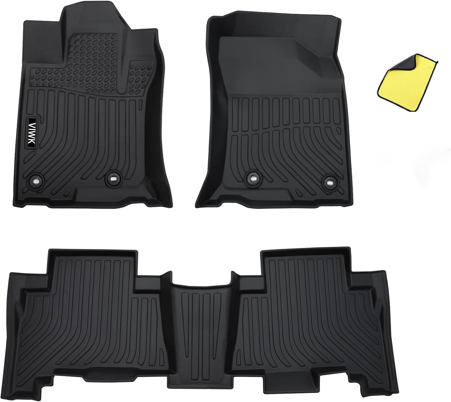 Viwik Floor Mats Fit For Toyota 4 Runner 2013-2024 / For Lexus Gx460 2014-2023, Tpe Rubber Car Mats All Weather Custom Floor Lin