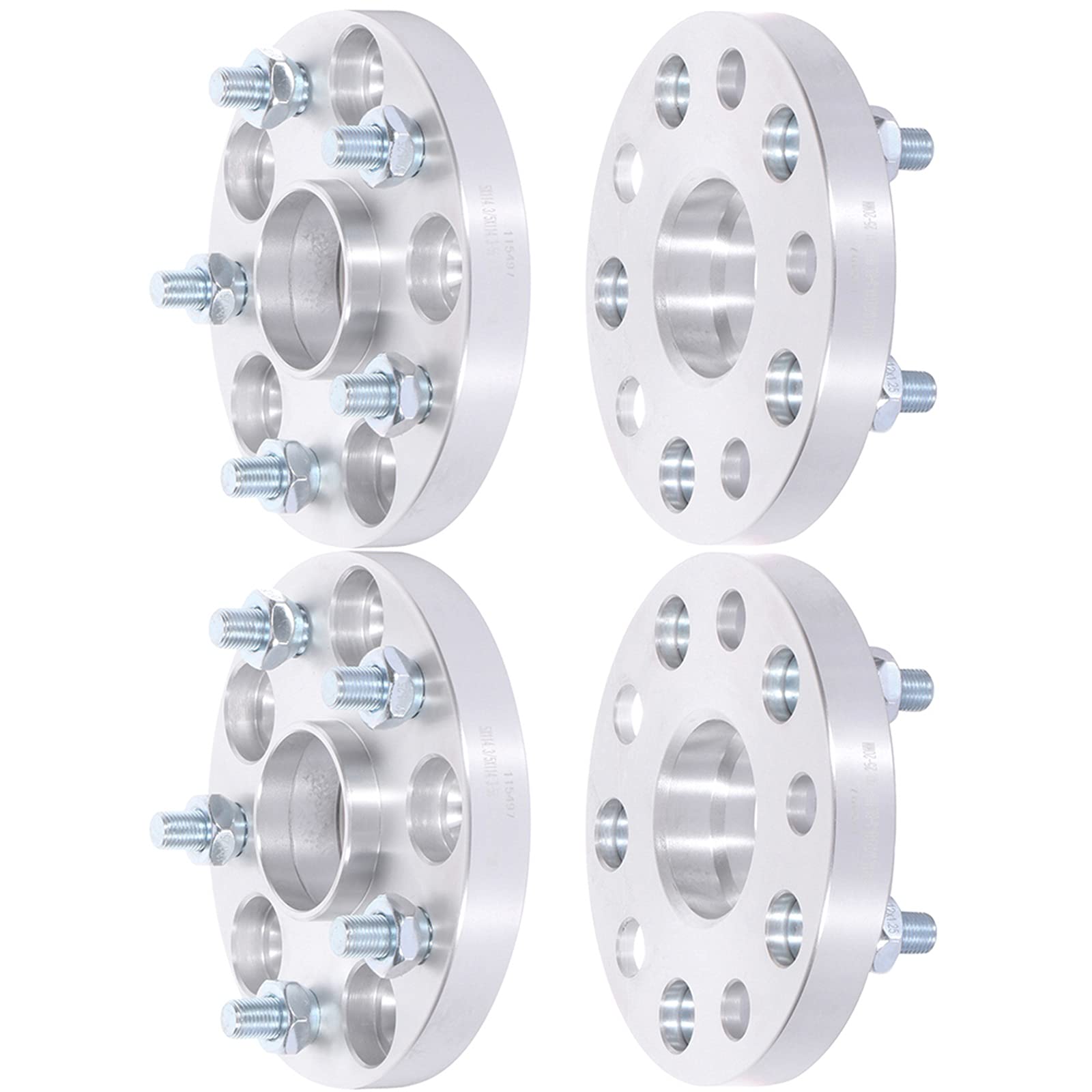 Scitoo 4X 5 Lug 5X114.3Mm Wheel Spacers 5X4.5 To 5X4.5 12X1.25 56.1Mm 20Mm Compatible With For Wrx Wheel Spacers For Wrx Sti Wheel Spacers