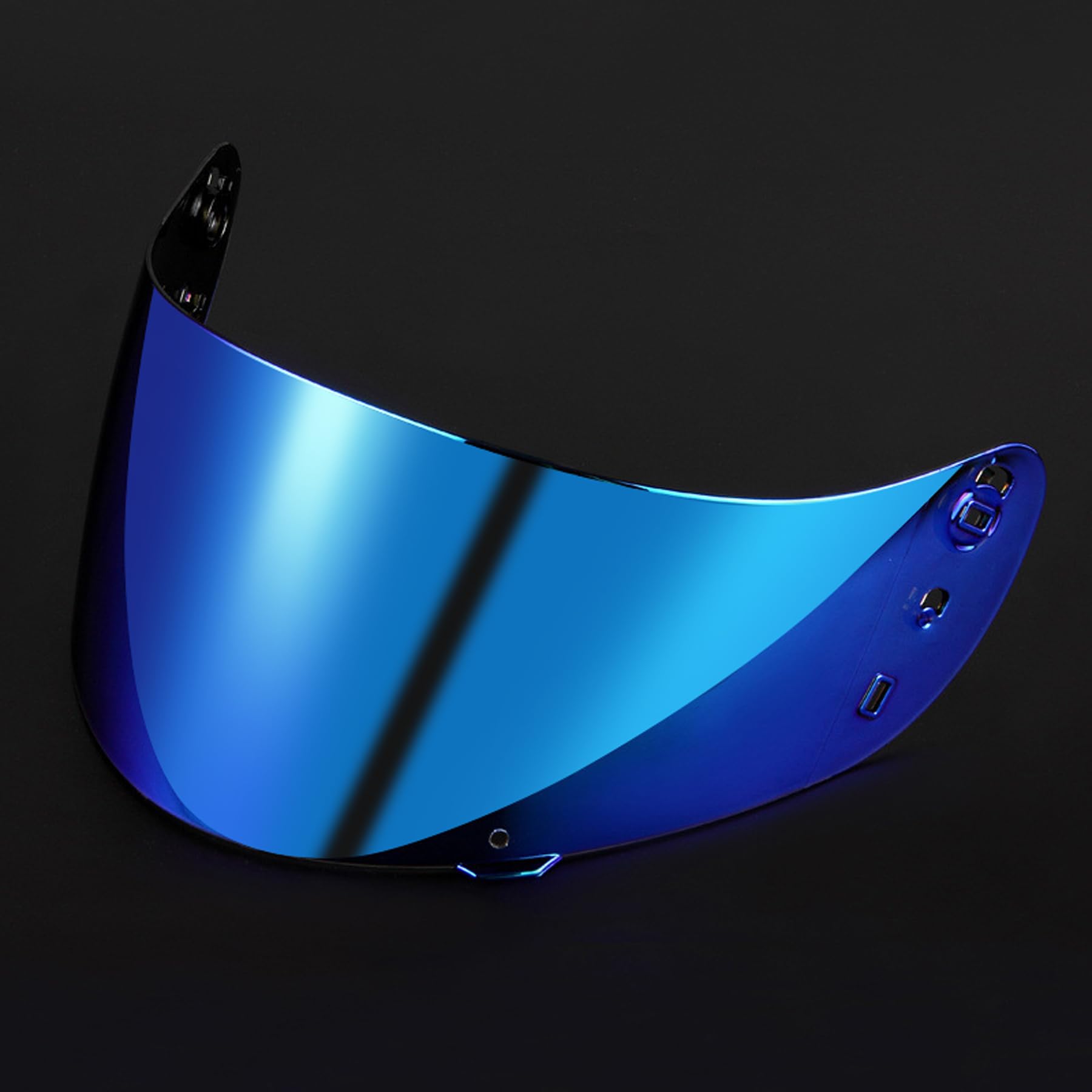 ICON IC04 Airframe Pro Airmada Airform Motorcycle Helmet Shield Uv Protection Motorcycle Visor Lens Helmets Accessories (Revo Bl