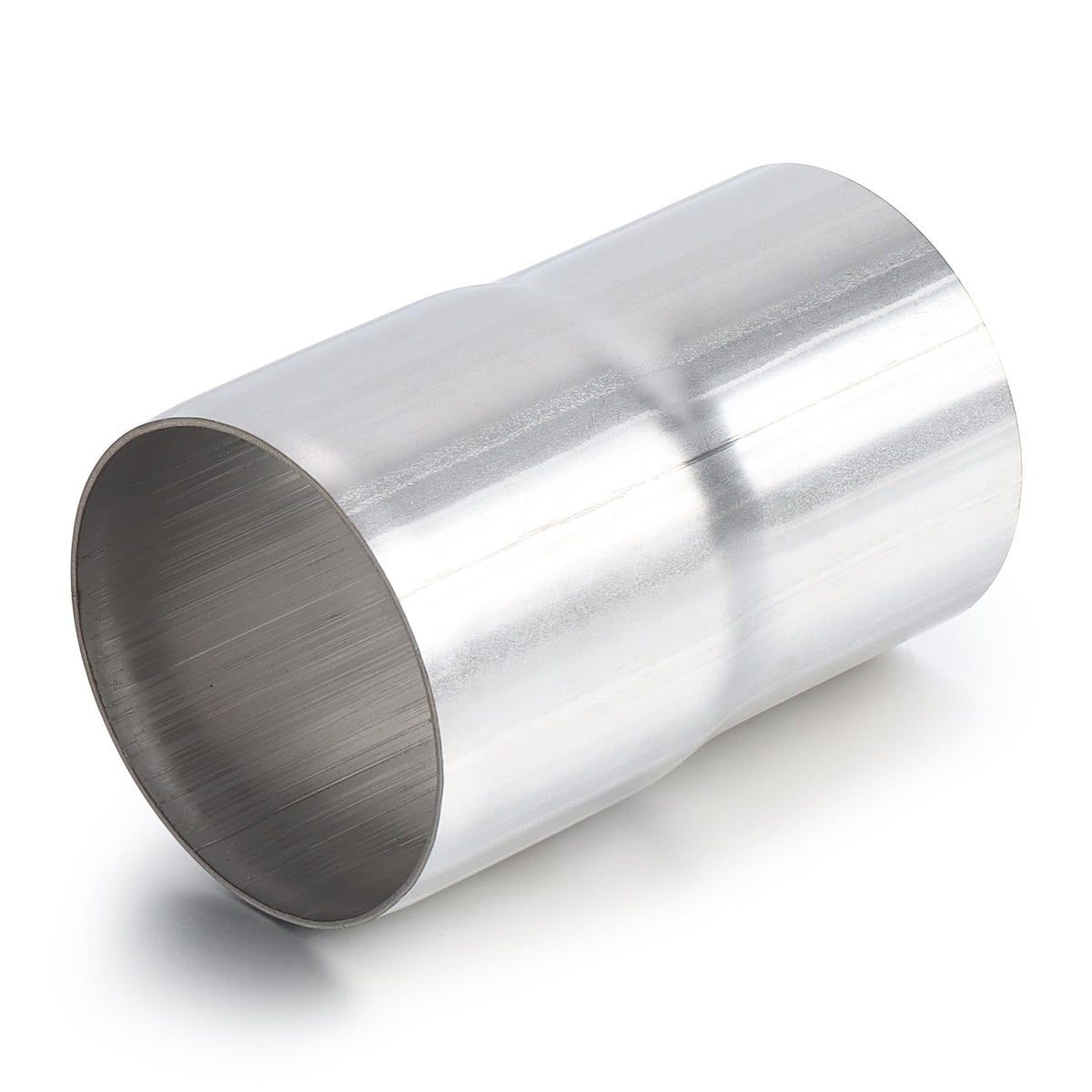 A-Karck Exhaust Adapter Connector 2.5'' Id To 2.5'' Od, Exhaust Pipe Reducer 4'' Overall Length 304 Stainless Steel