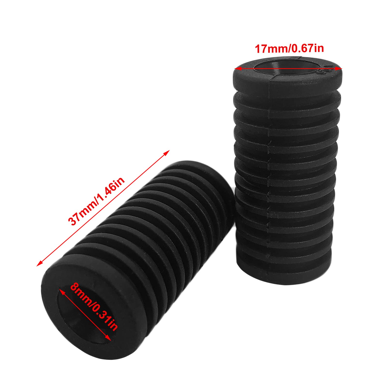 GITOBEHA 2PCS Motorcycle Gear Shifter Cover Universal Shift Lever Pedal Rubber Cover Kick Start Rubber Compatible with Kawasaki