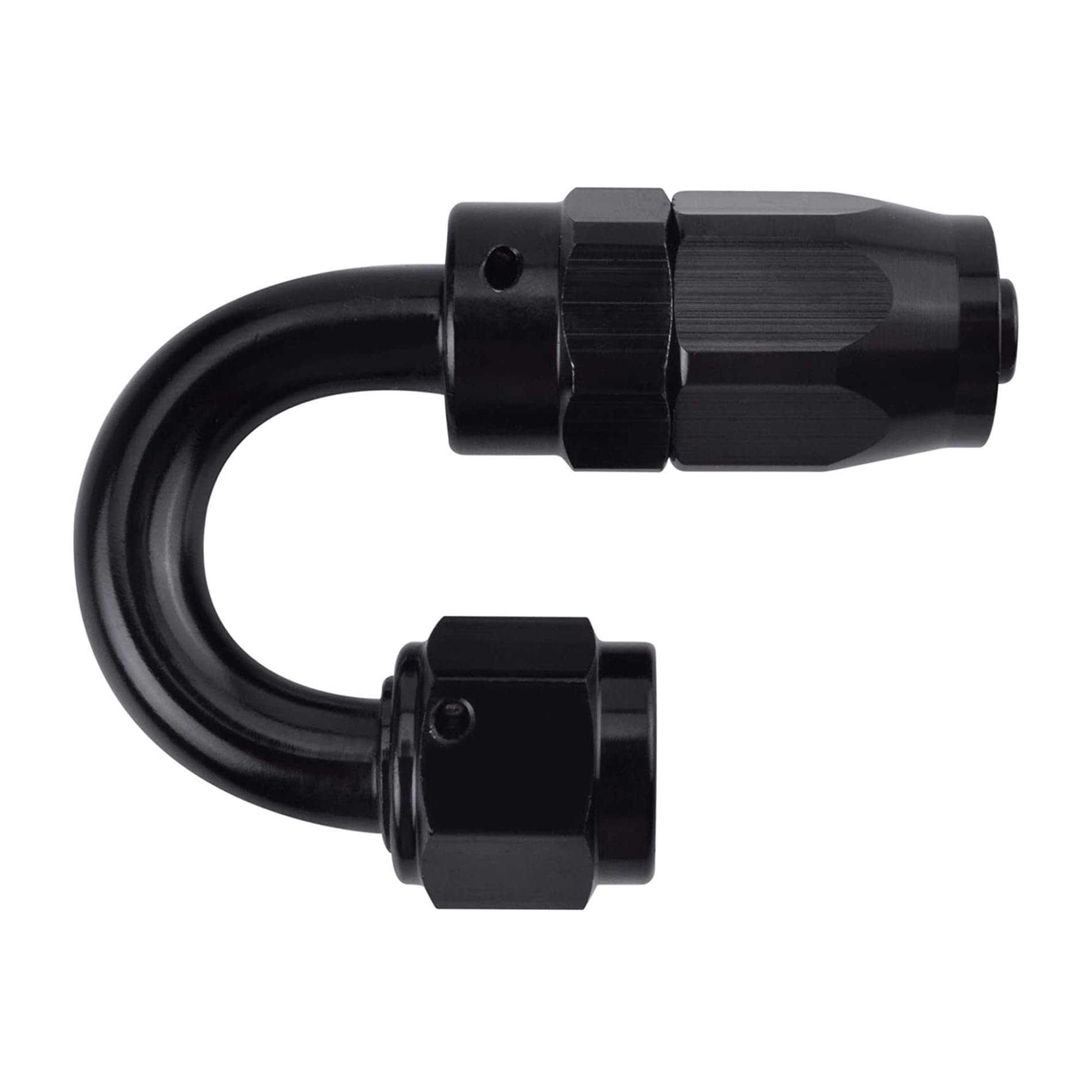 Evil Energy 16An Hose End Fitting 180 Degree Swivel For Cpe Braided Fuel Hose Black