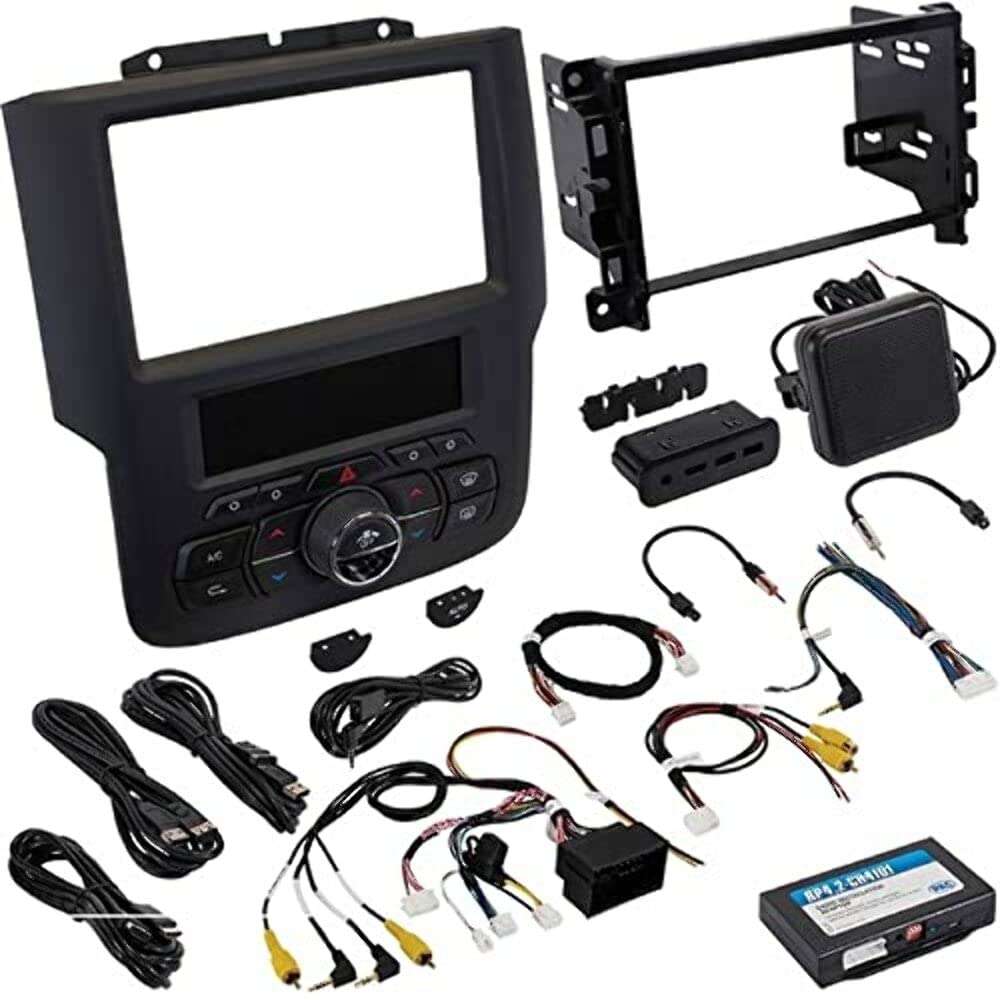 Pac Rpk4-Ch4101 Radiopro Integrated Installation Kit With Integrated Climate Controls For Select Ram Trucks With 8-Inch Display