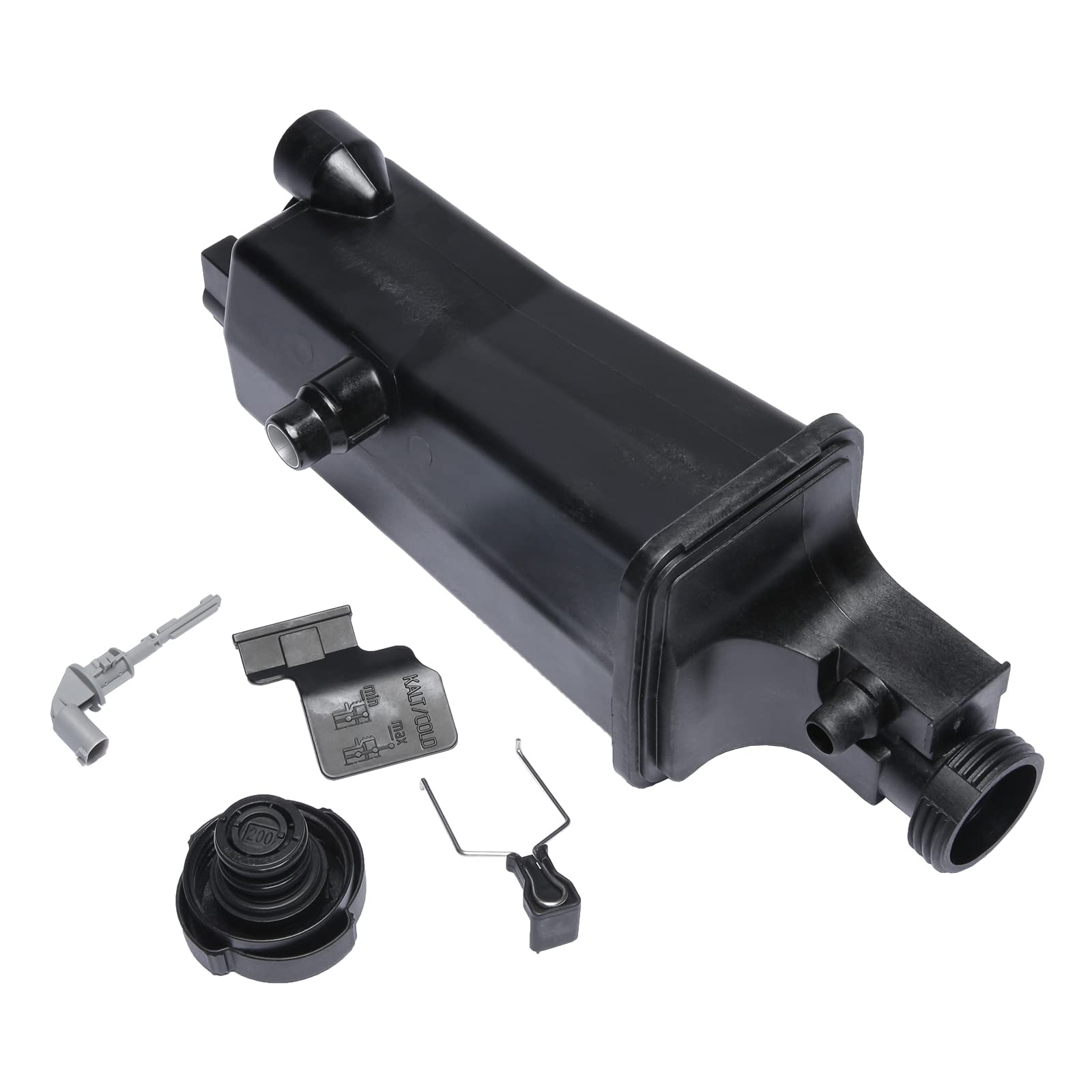 Replacement Radiator Coolant Tank With Cap And Sensor - Compatible With Bmw Vehicles - 320I, 323Ci, 323I, 325Ci, 328Ic, 330Ci, X