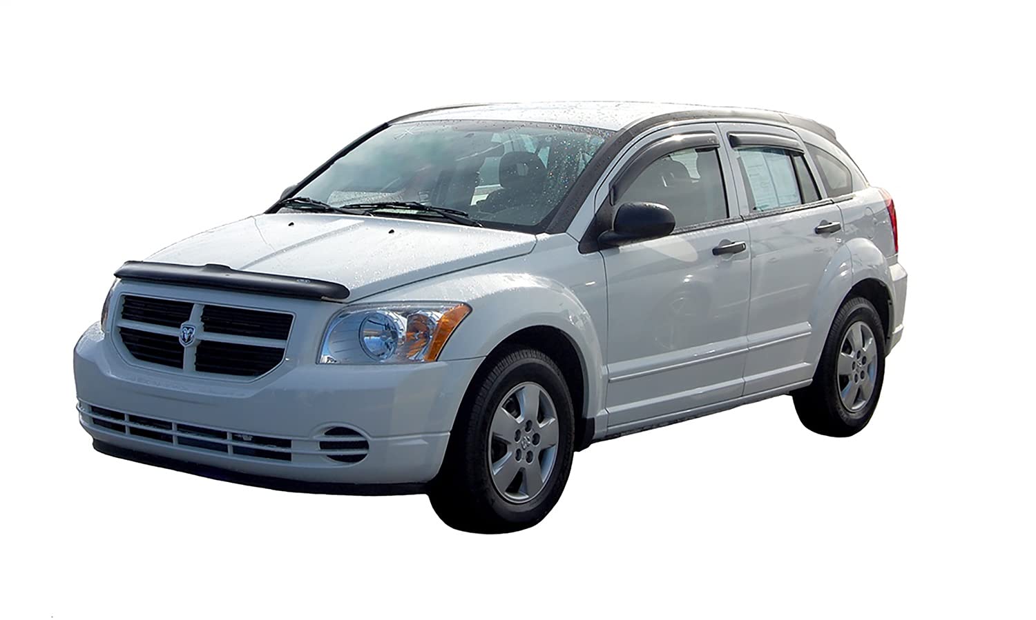 Auto Ventshade [Avs] Bugflector Ii / Hood Shield | Fits 2007 - 2012 Dodge Caliber, 1 Pc. | Dark Smoke - 24156