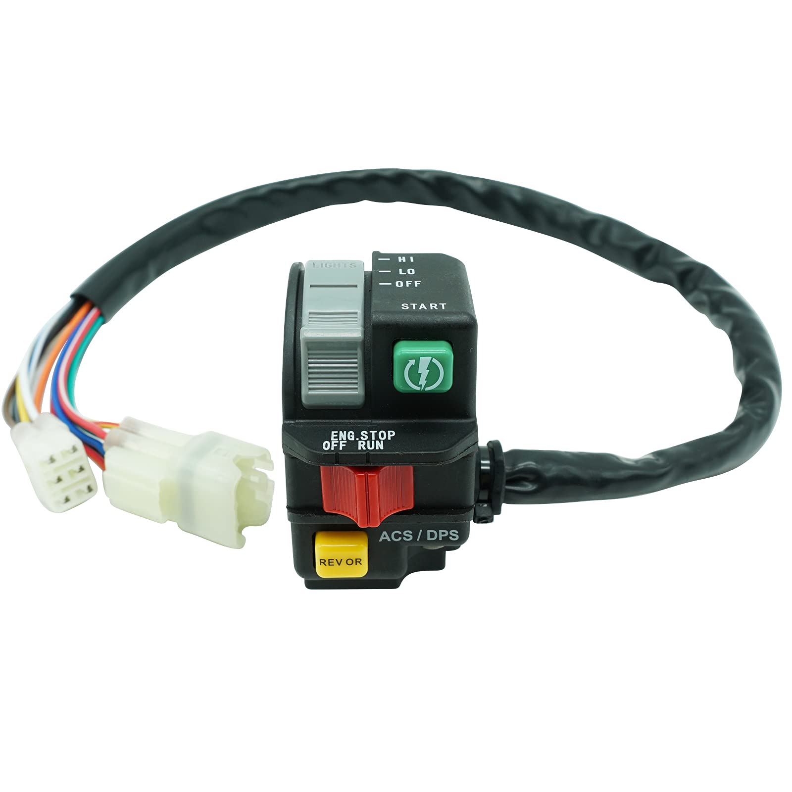 M Mati Left Handlebar Start Stop Headlight Switch For Can Am Outlander 650 850 1000 Renegade 570 850 1000 Except Standard Editio